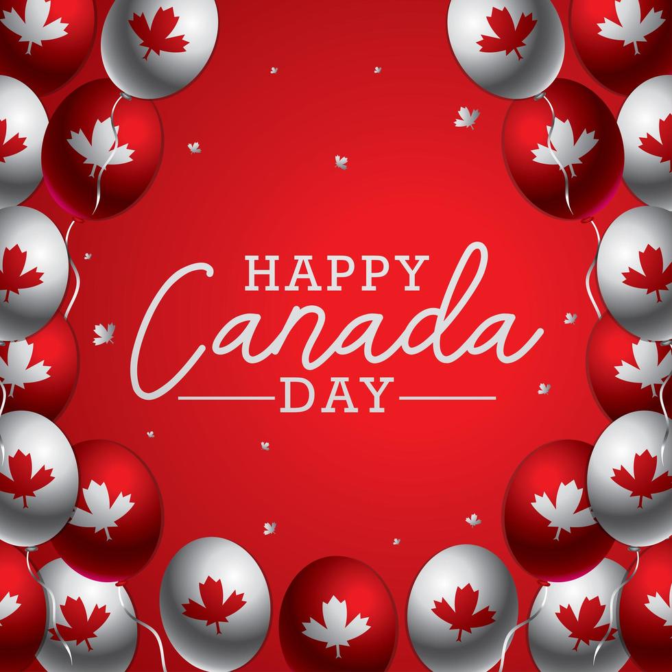 Canada Day Background Concept vector