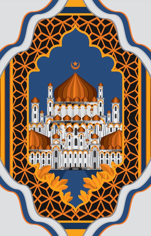 Ied Mosque Background Concept vector