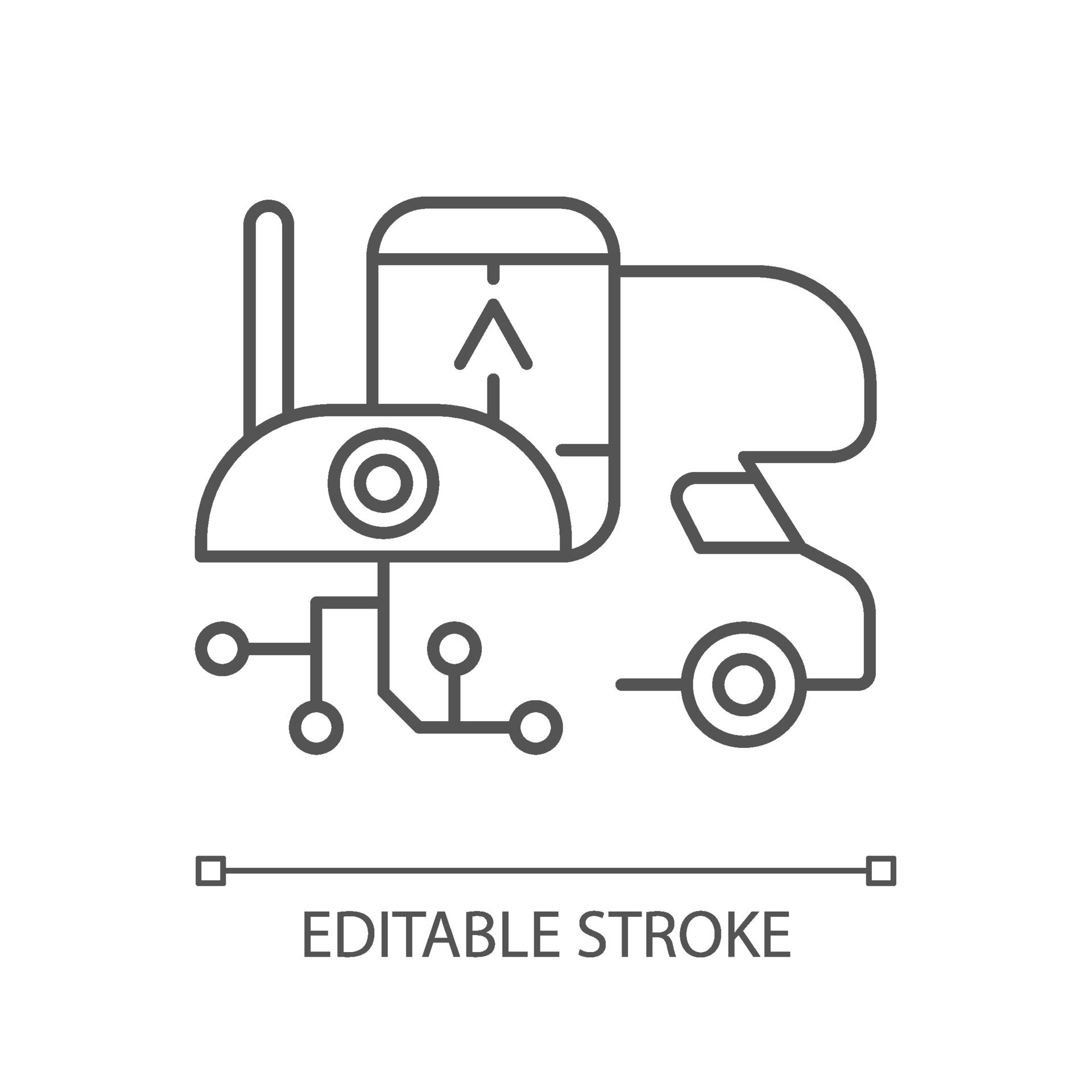 RV electronics linear icon 2388131 Vector Art at Vecteezy
