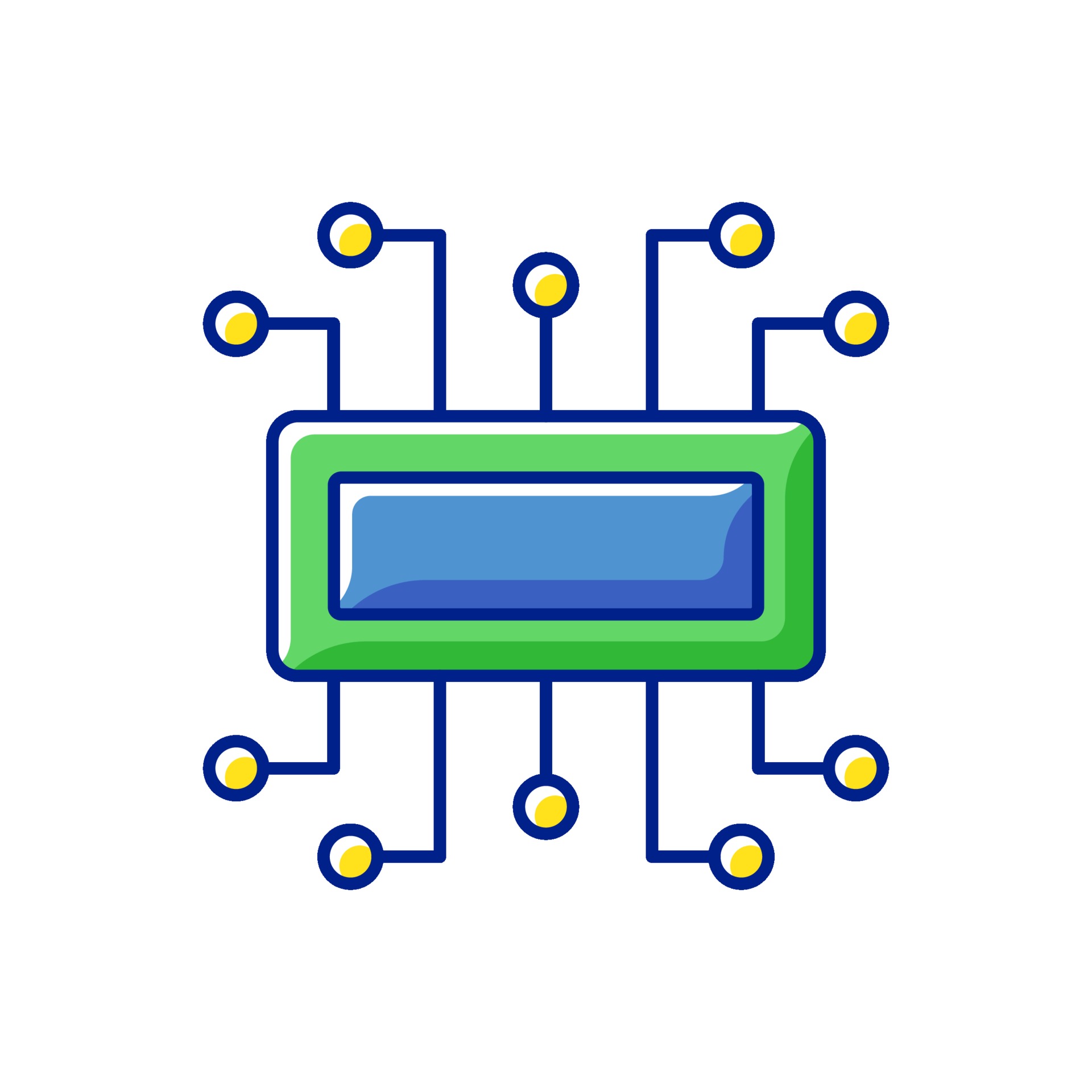 icono de color rgb del microcontrolador 2388310 Vector en Vecteezy