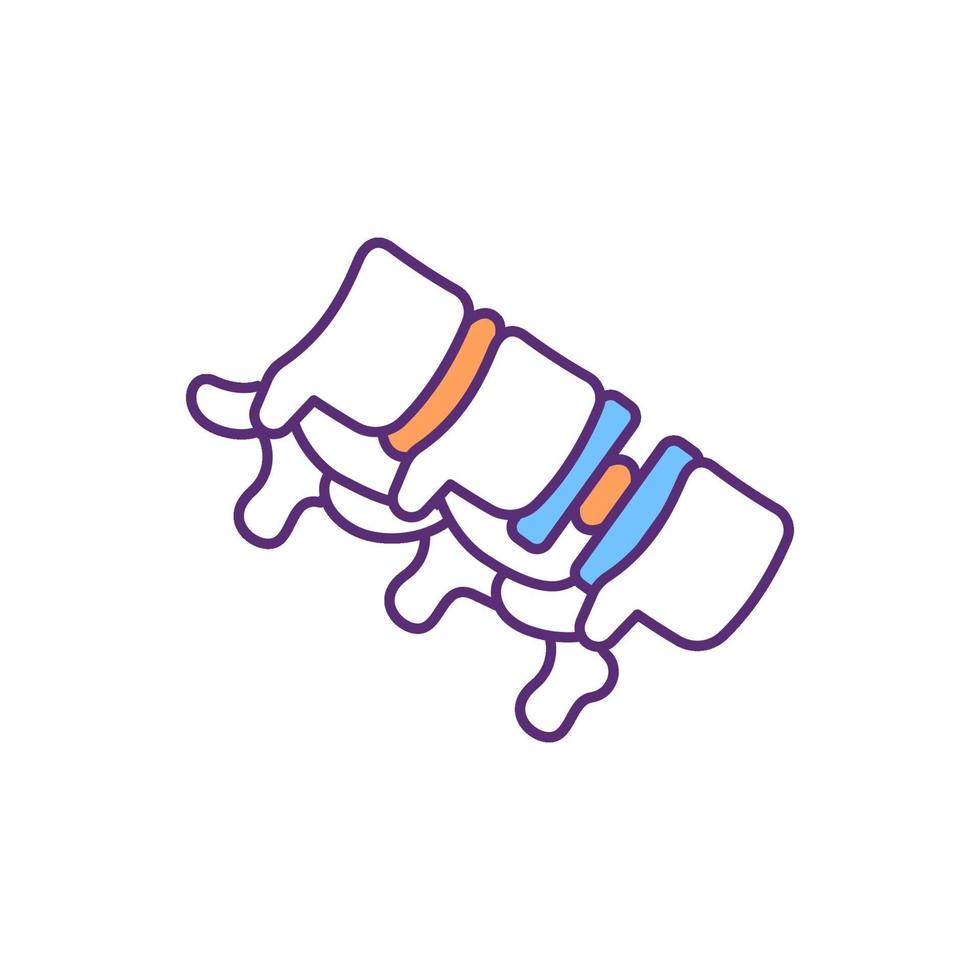 Neuroprosthesis RGB color icon vector