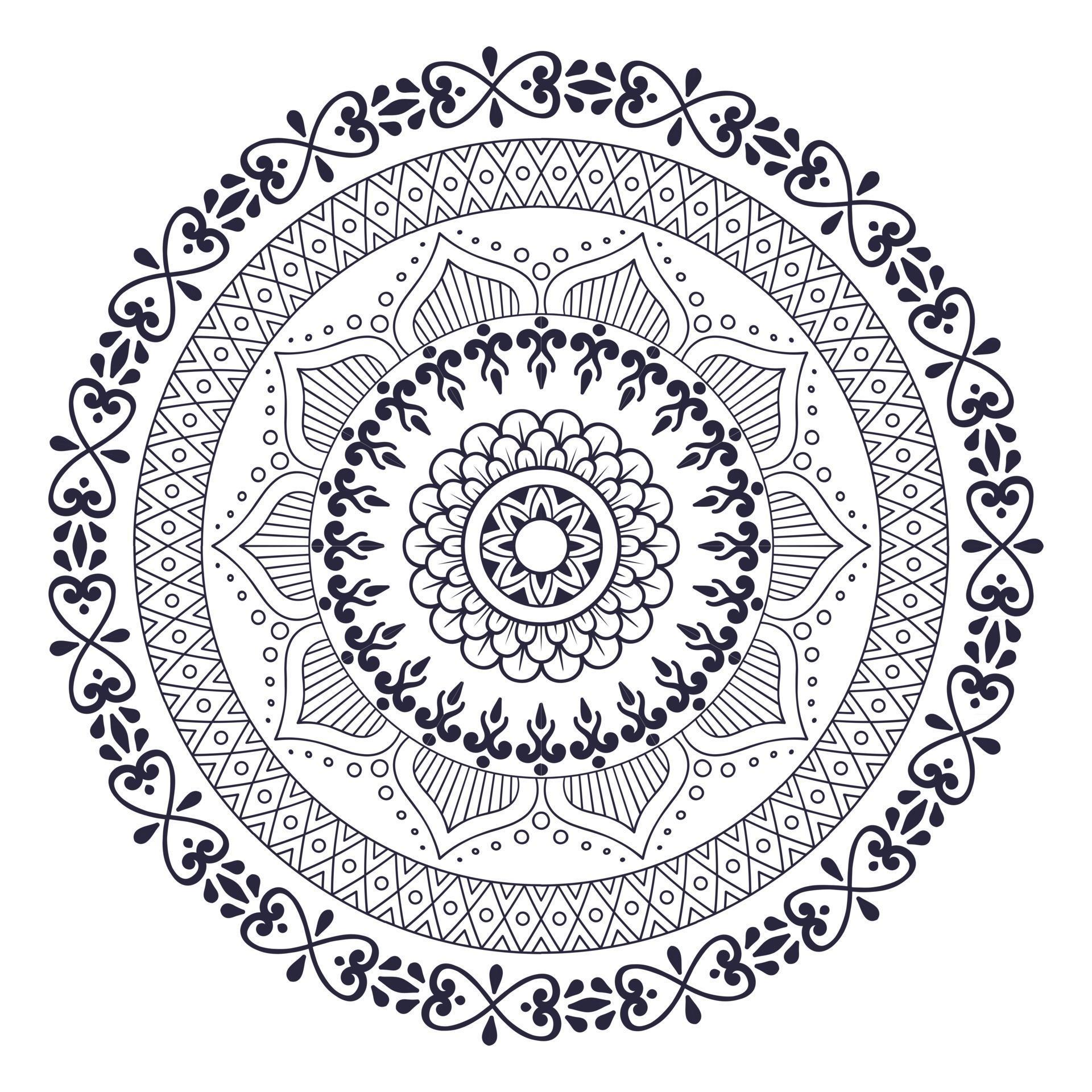 Islamic flower pattern design 2389048 Vector Art at Vecteezy