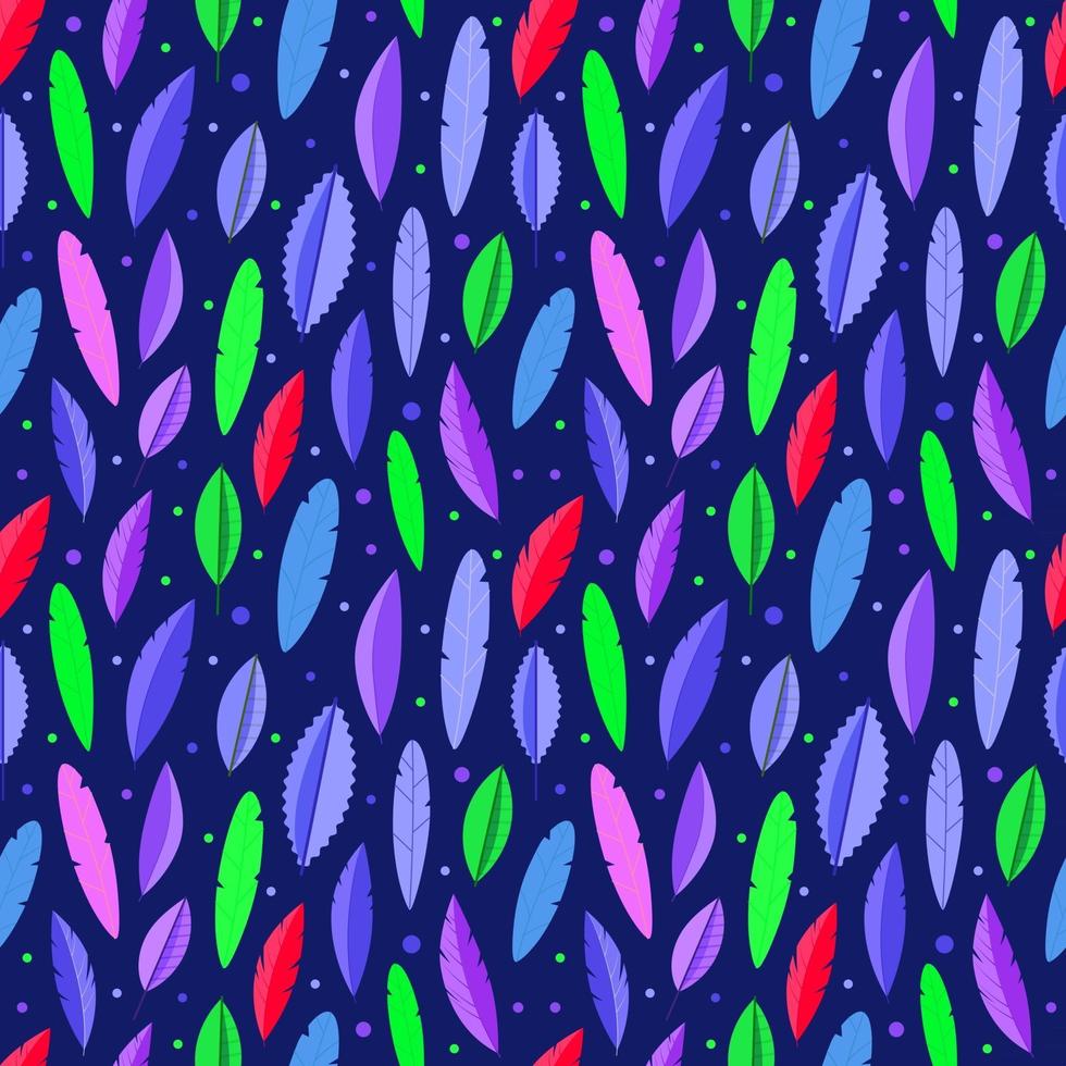 fondo floral con hojas vivas vector