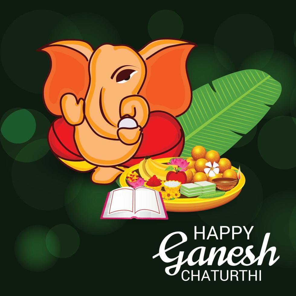 Happy Ganesh Chaturhi vector