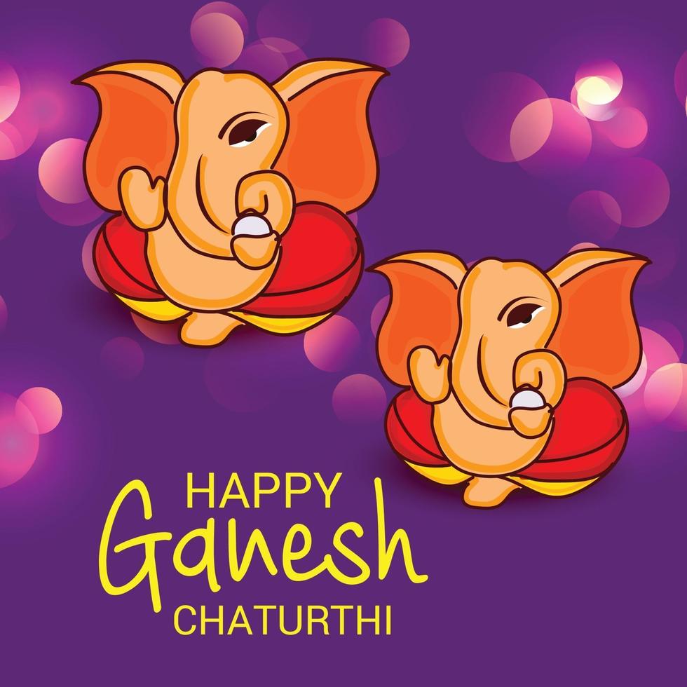 Happy Ganesh Chaturhi vector