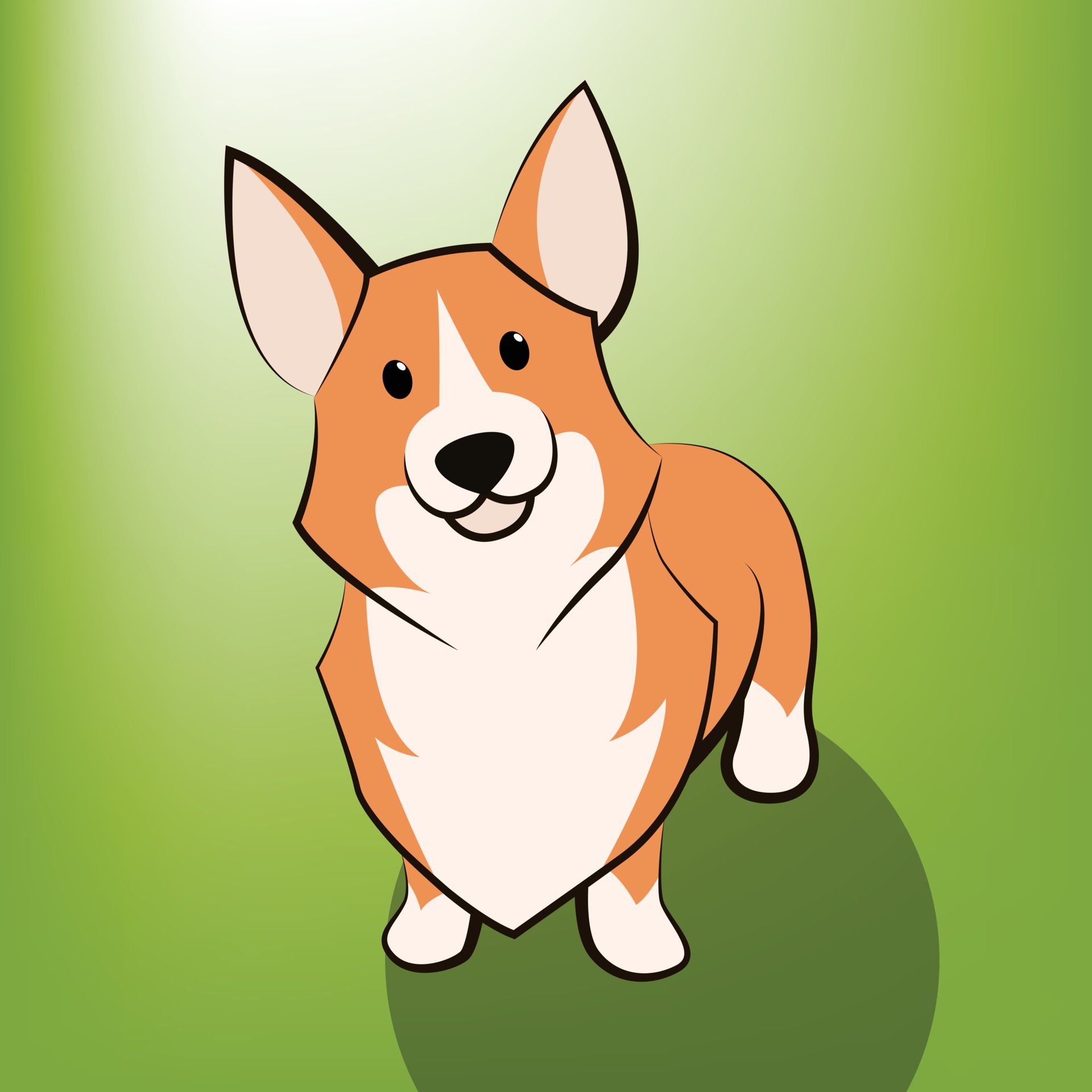 Cute Cartoon Vector Illustration of a corgi dog It is standing 2390470 Vector Art at Vecteezy Cute Cartoon Vector Illustration of a corgi dog It is standing 2390470 Vector Art at Vecteezy