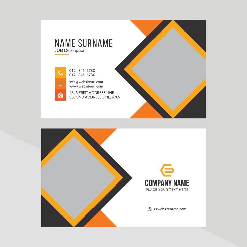 Vector Modern Creative and Clean Business Card Template