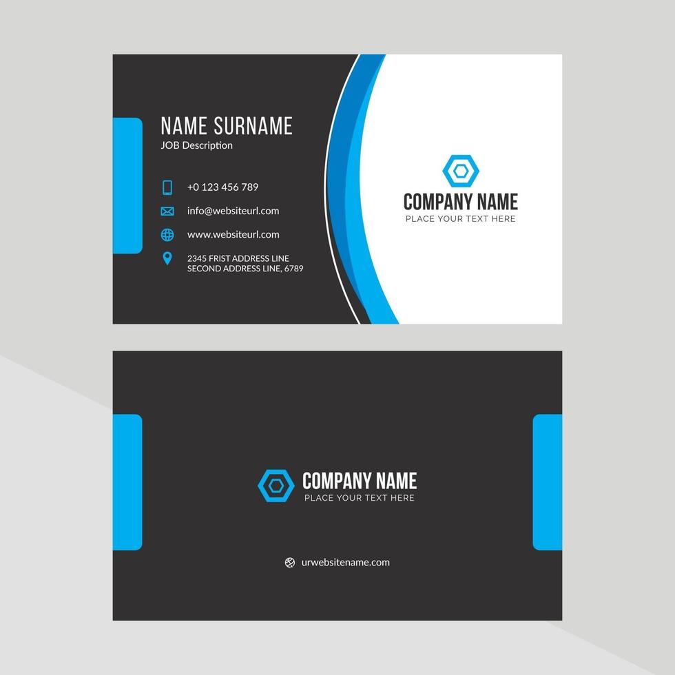 Vector Modern Creative and Clean Business Card Template