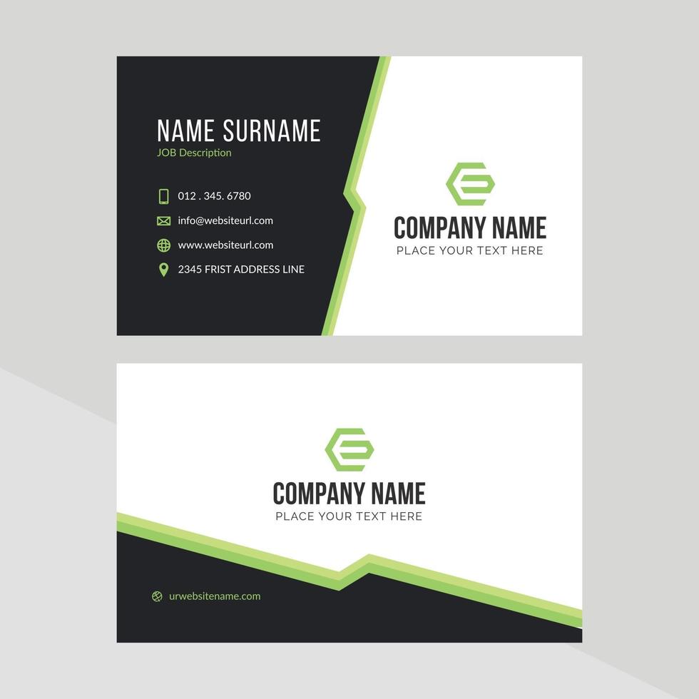 Modern Creative and Clean Business Card Template vector