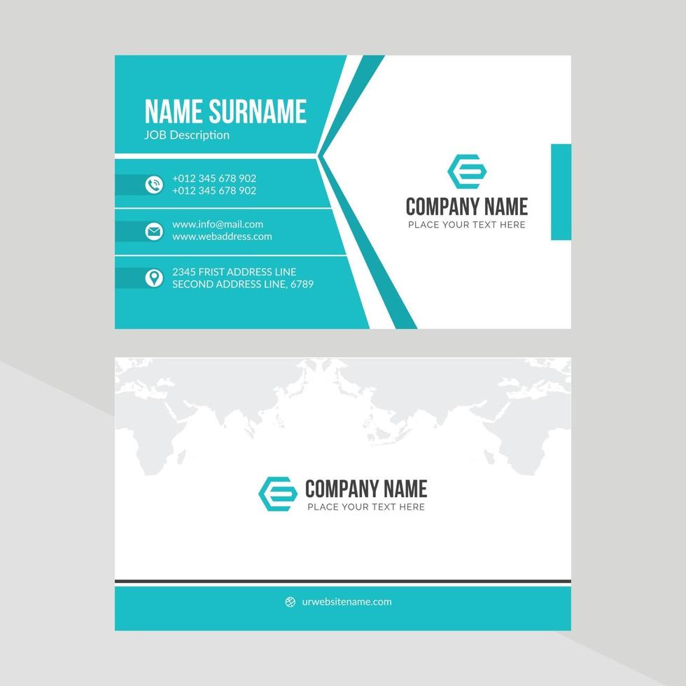 Vector Modern Creative and Clean Business Card Template