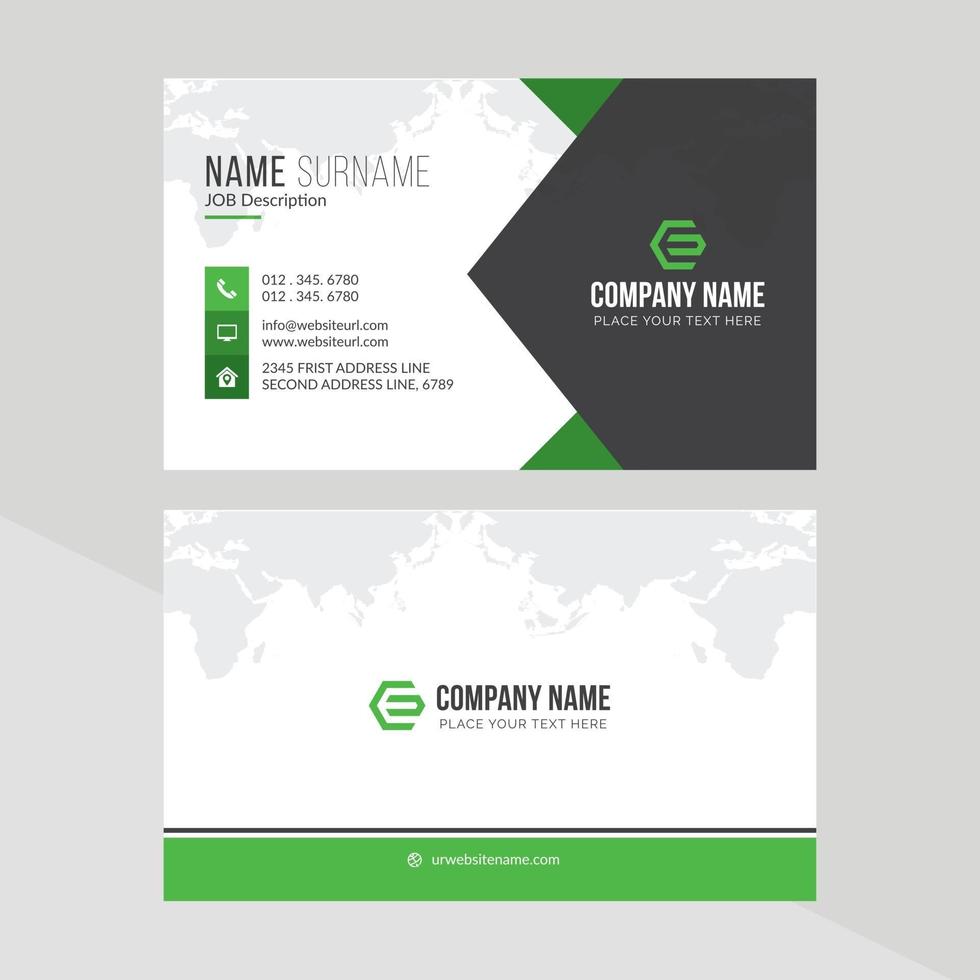 Vector Modern Creative and Clean Business Card Template