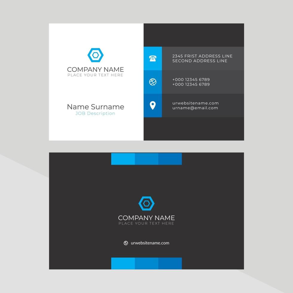 Vector Modern Creative and Clean Business Card Template