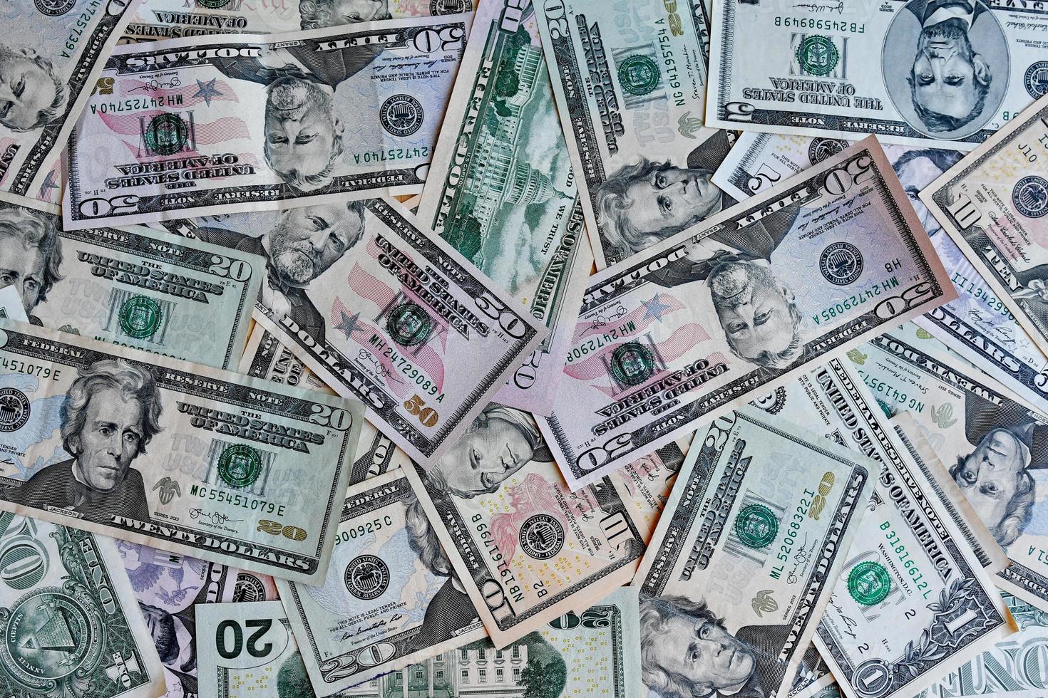 Money background from US Dollars photo