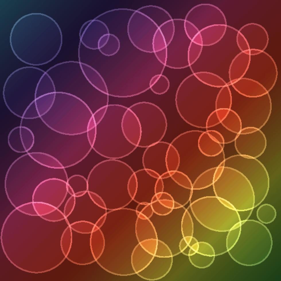Abstract Rainbow Circle Background vector