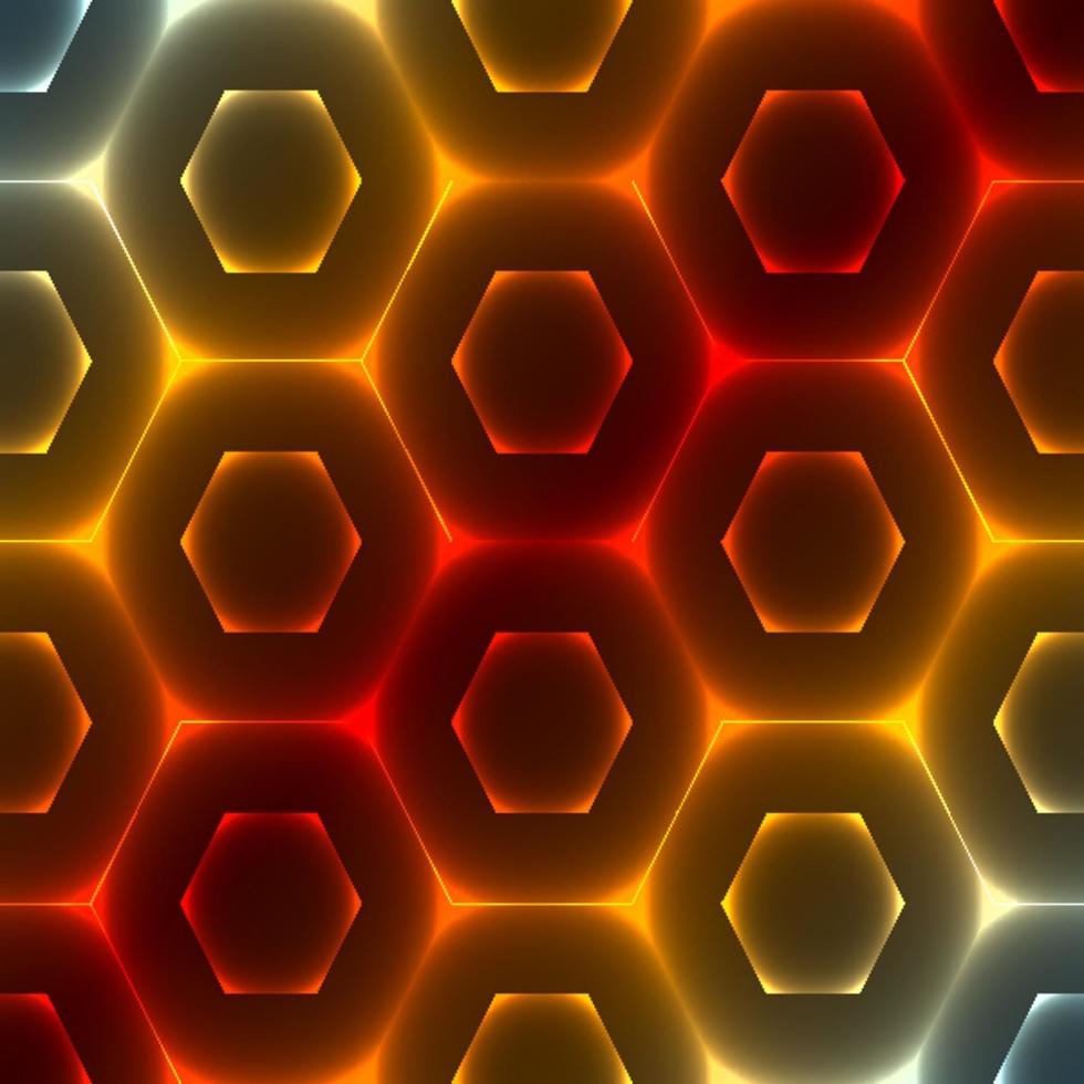 Abstract Hexagonal Background vector