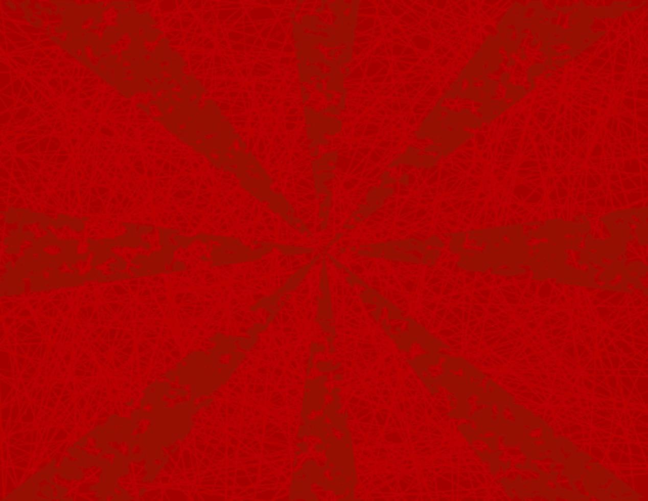 Fondo grunge sunburst en rojo vector