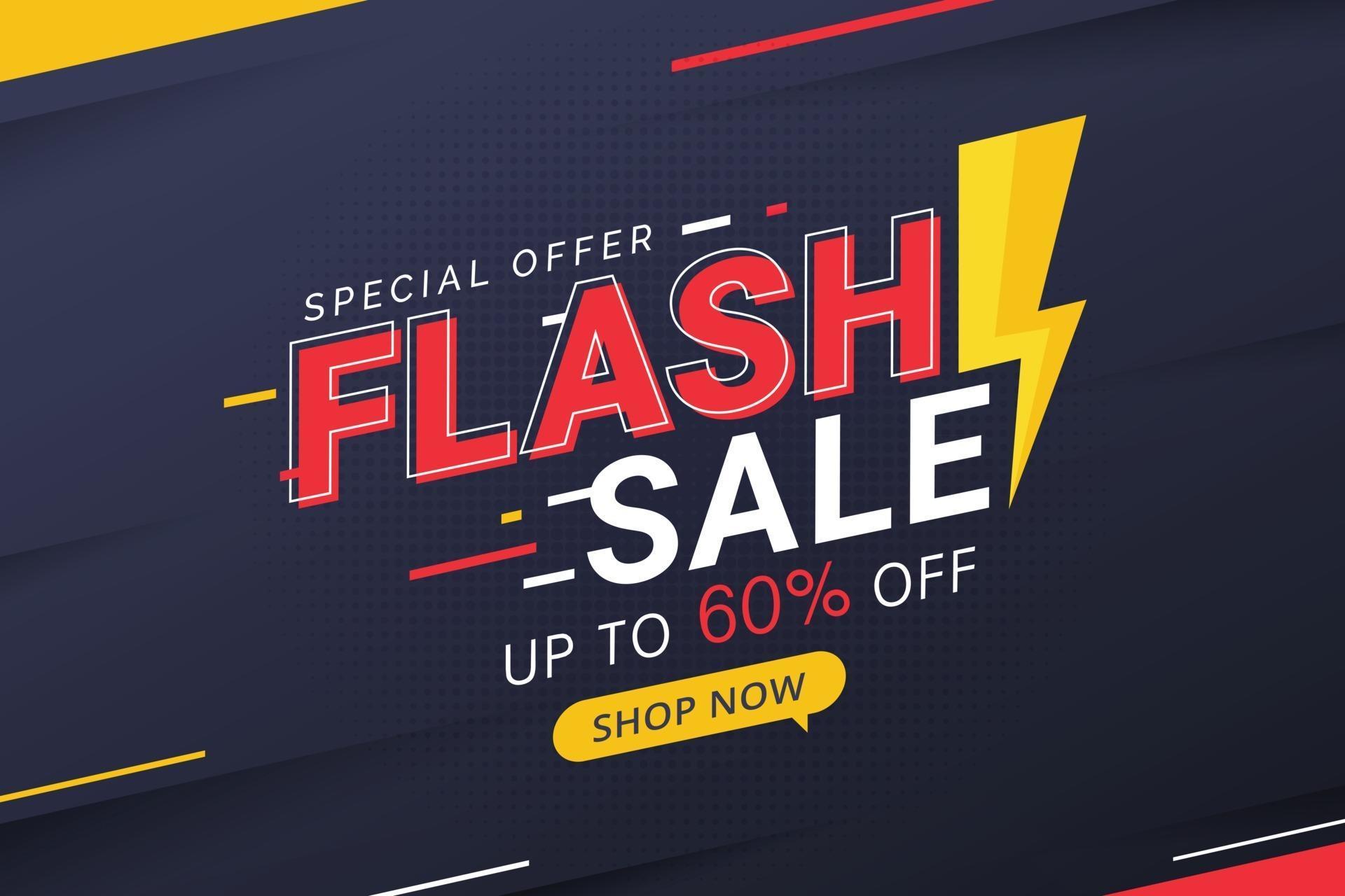 Flash sale discount special  offer banner price discount 