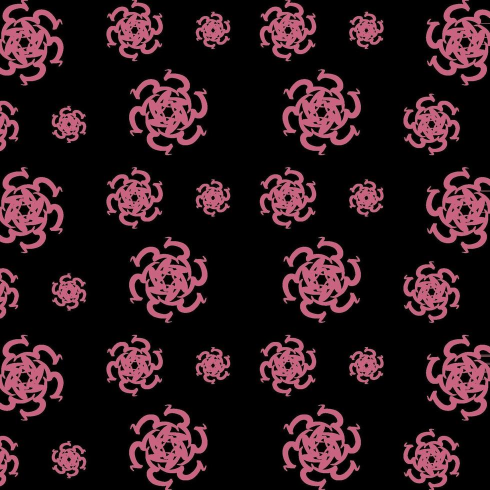 Flowery Pattern Vector Abstract Design