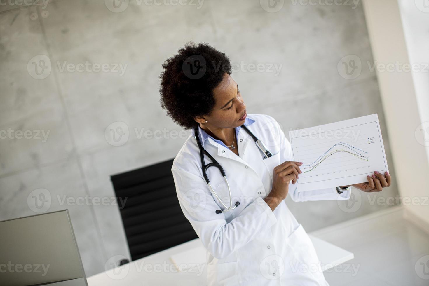 Doctor holding a chart photo