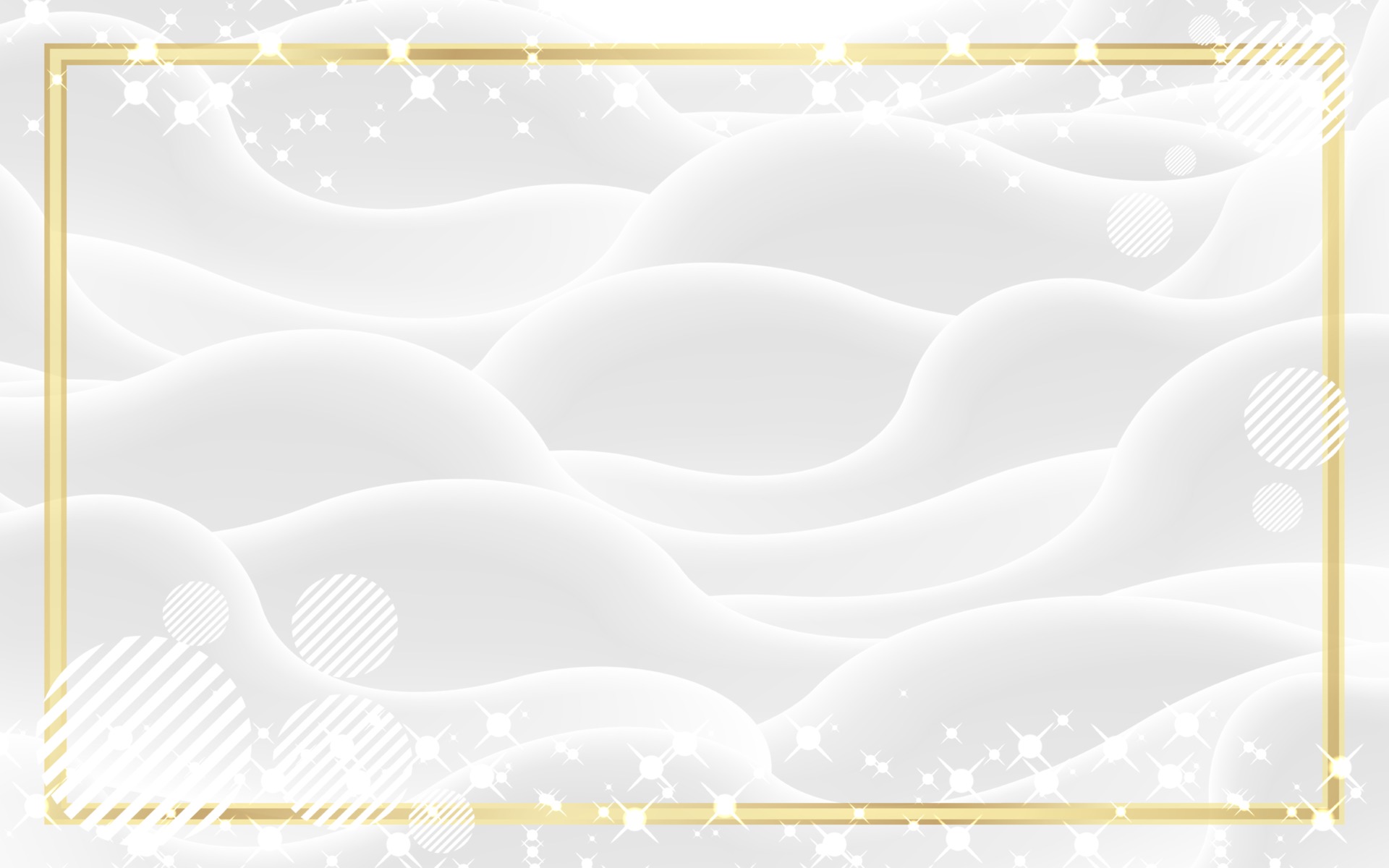 Abstract White Background With Gold Frame 2391740 Vector Art at Vecteezy