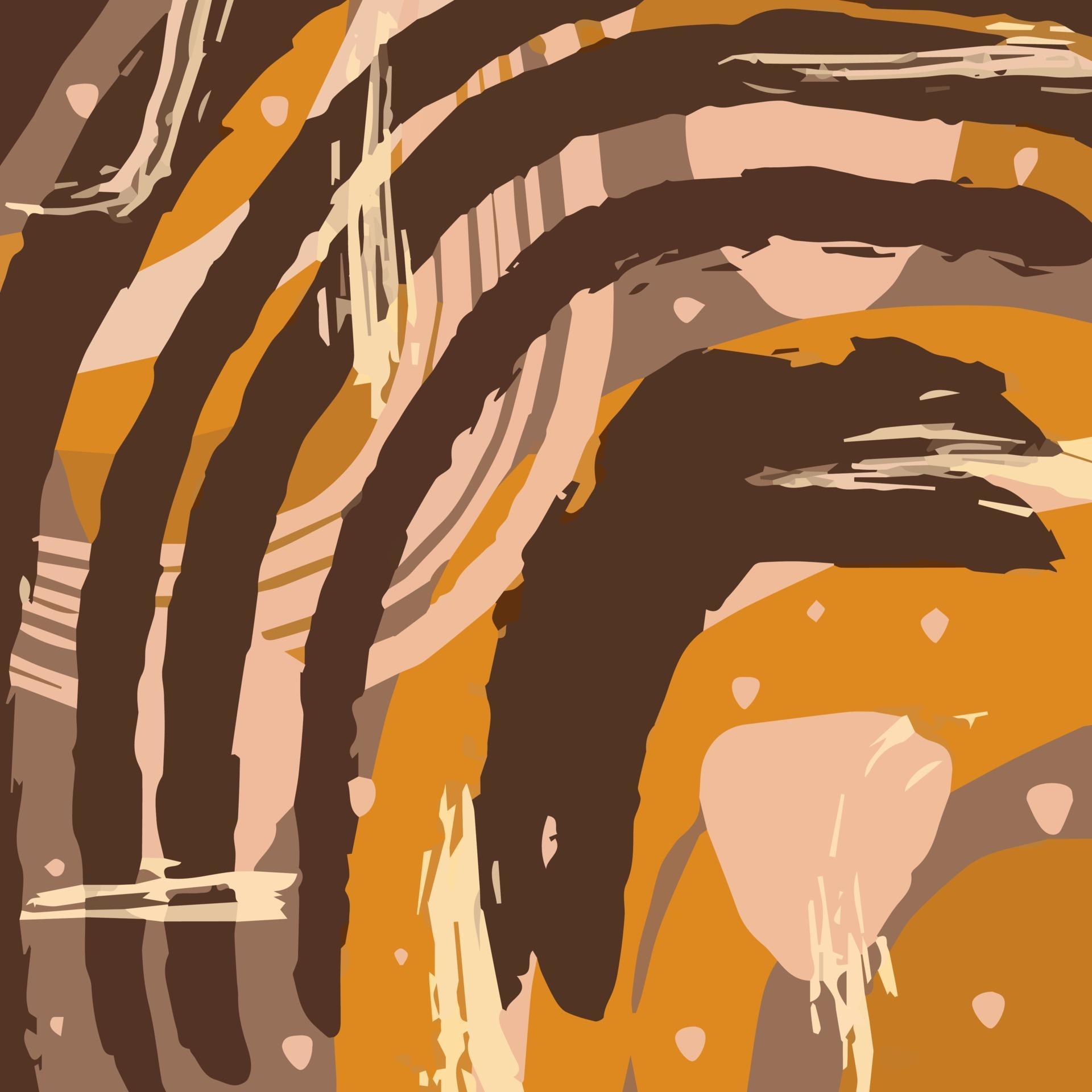 Modern neutral brown background.Abstract fashion pattern with organic