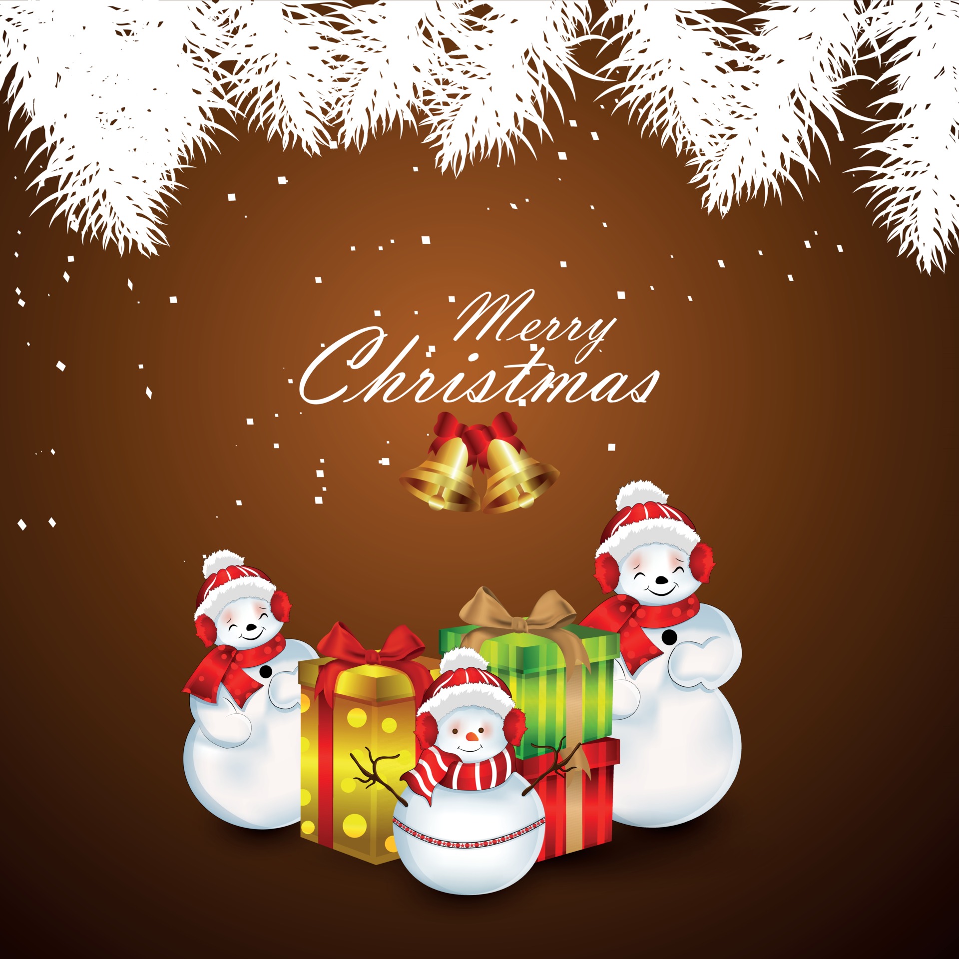 Christmas background concept wirh santa claus and snowballs 2392070 ...