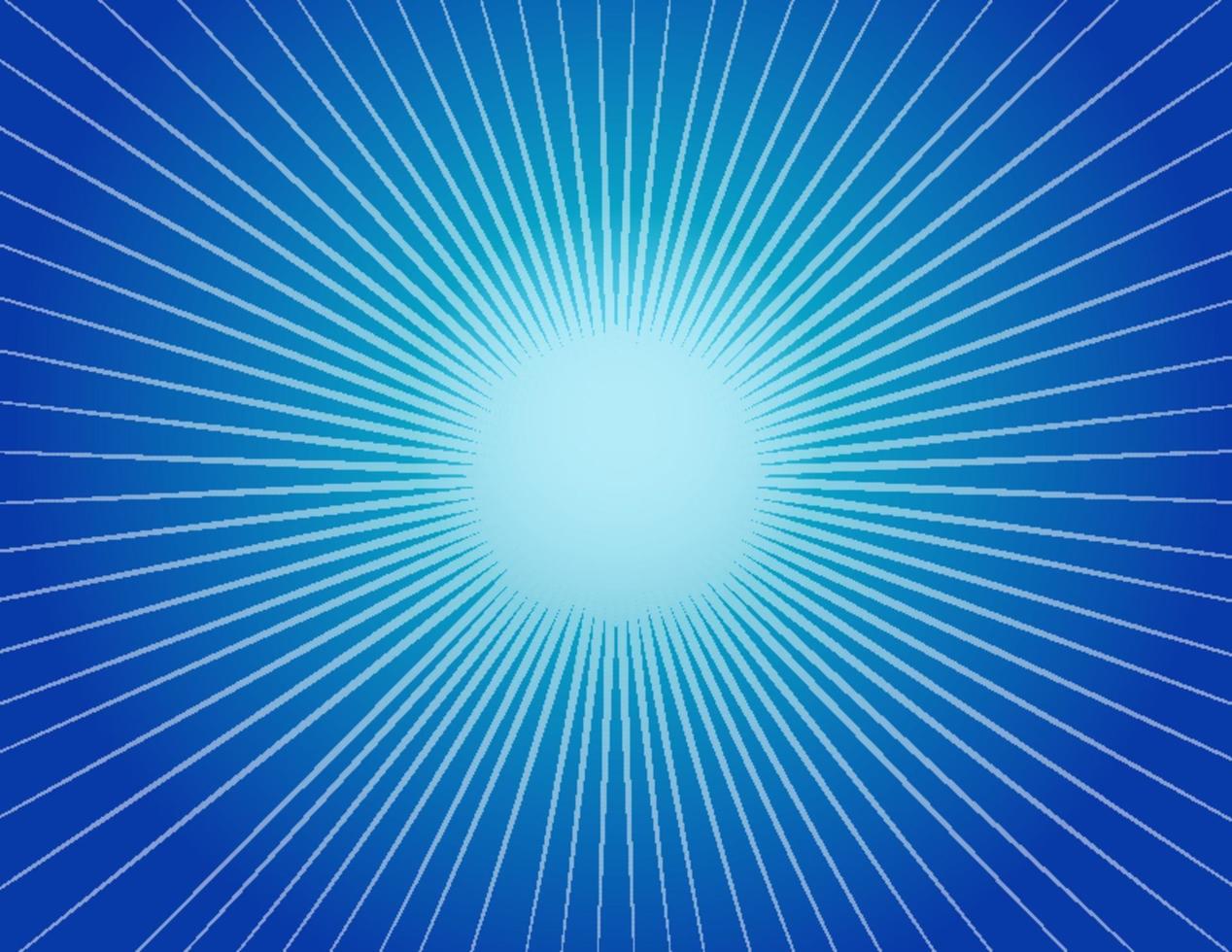 fondo abstracto azul starburst vector