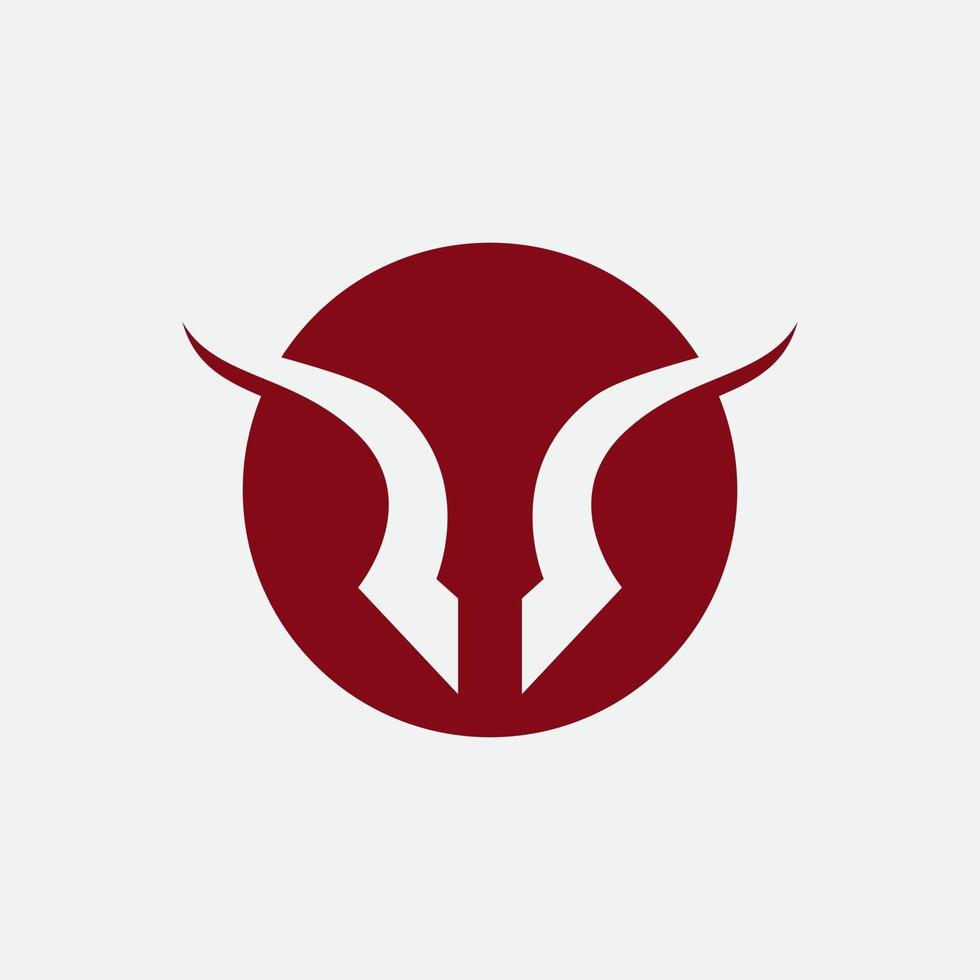Red Bull Taurus Logo Template vector icon illustration