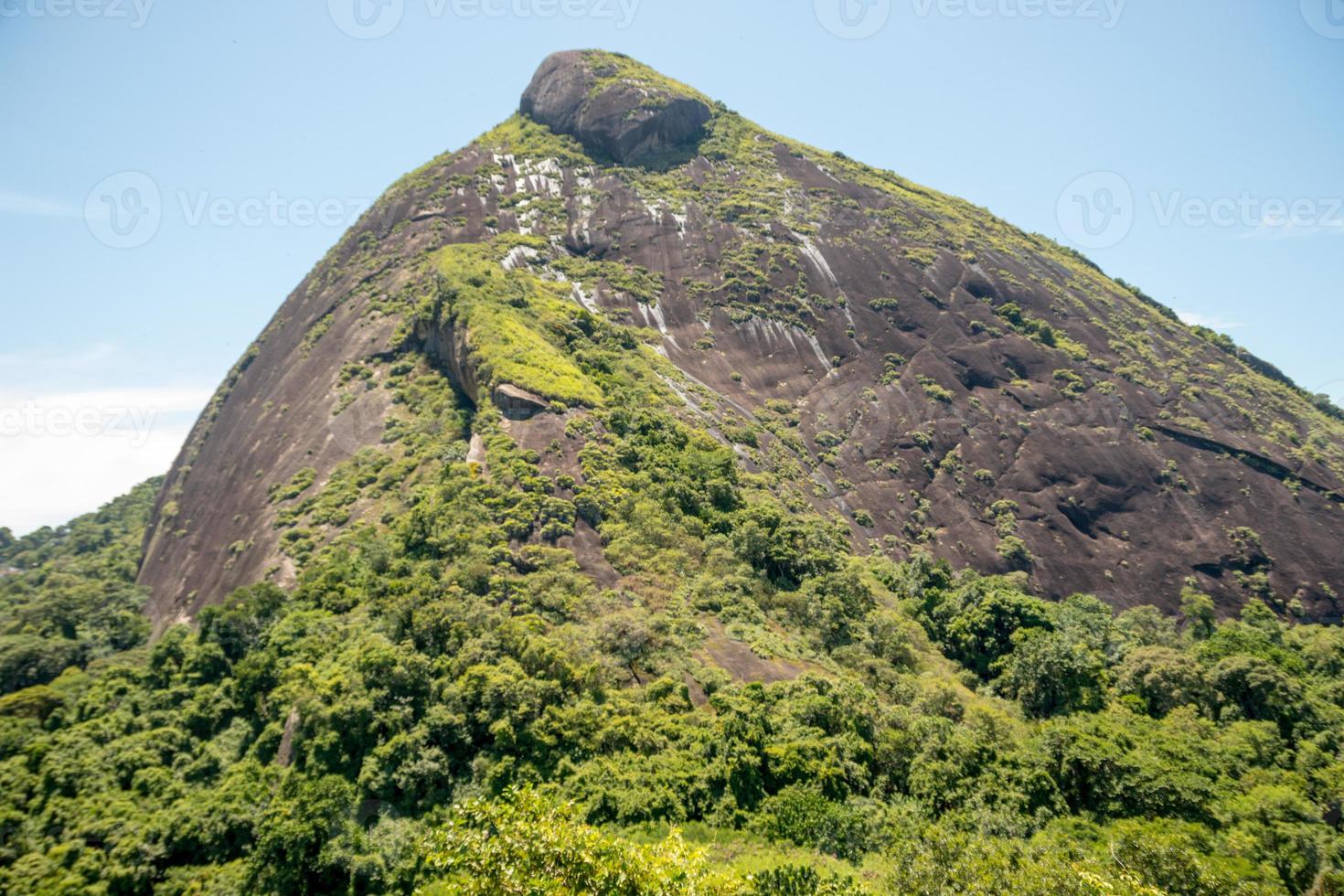 Hill from the goats stone Maroca, view of the Lagoa Rodrigo de Freitas, Rio de Janeiro photo