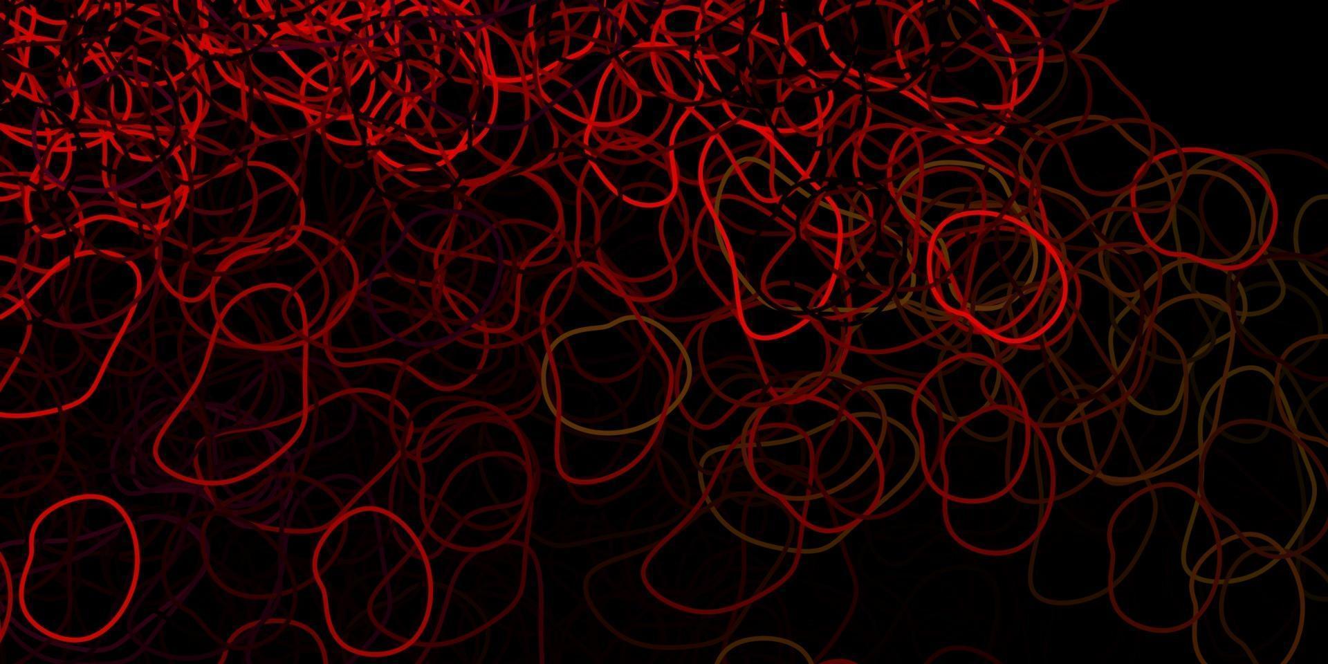 Dark multicolor vector texture with memphis shapes.
