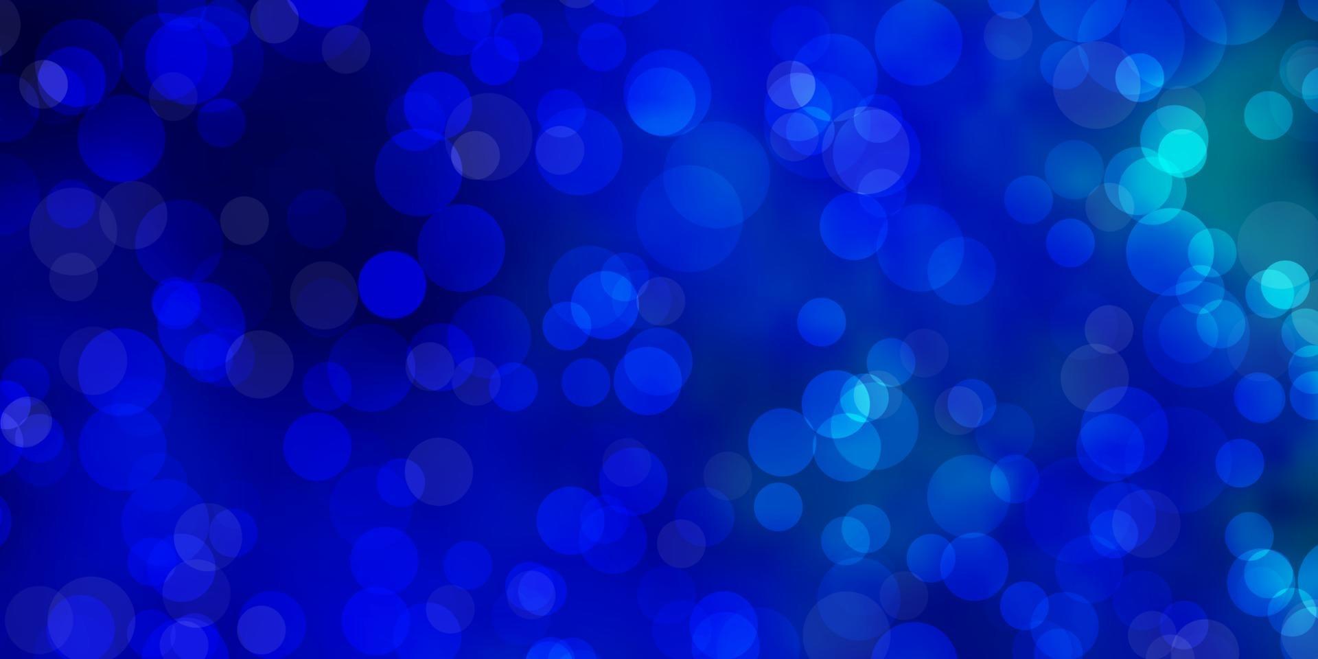 Light BLUE vector pattern with spheres.
