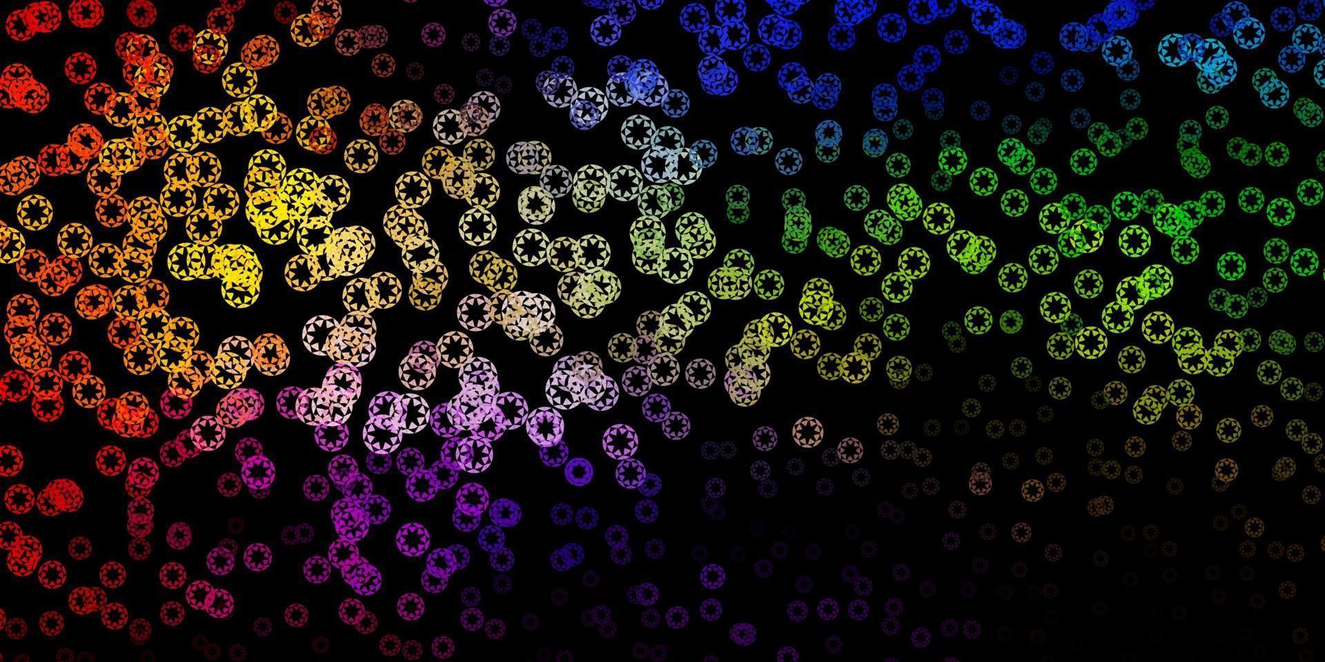 Dark multicolor vector texture with disks.