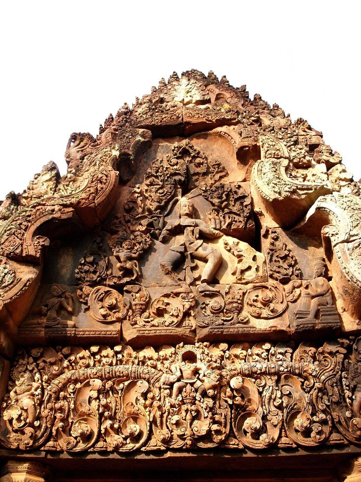 Ruins in Angkor Wat in Siem Reap, Cambodia photo