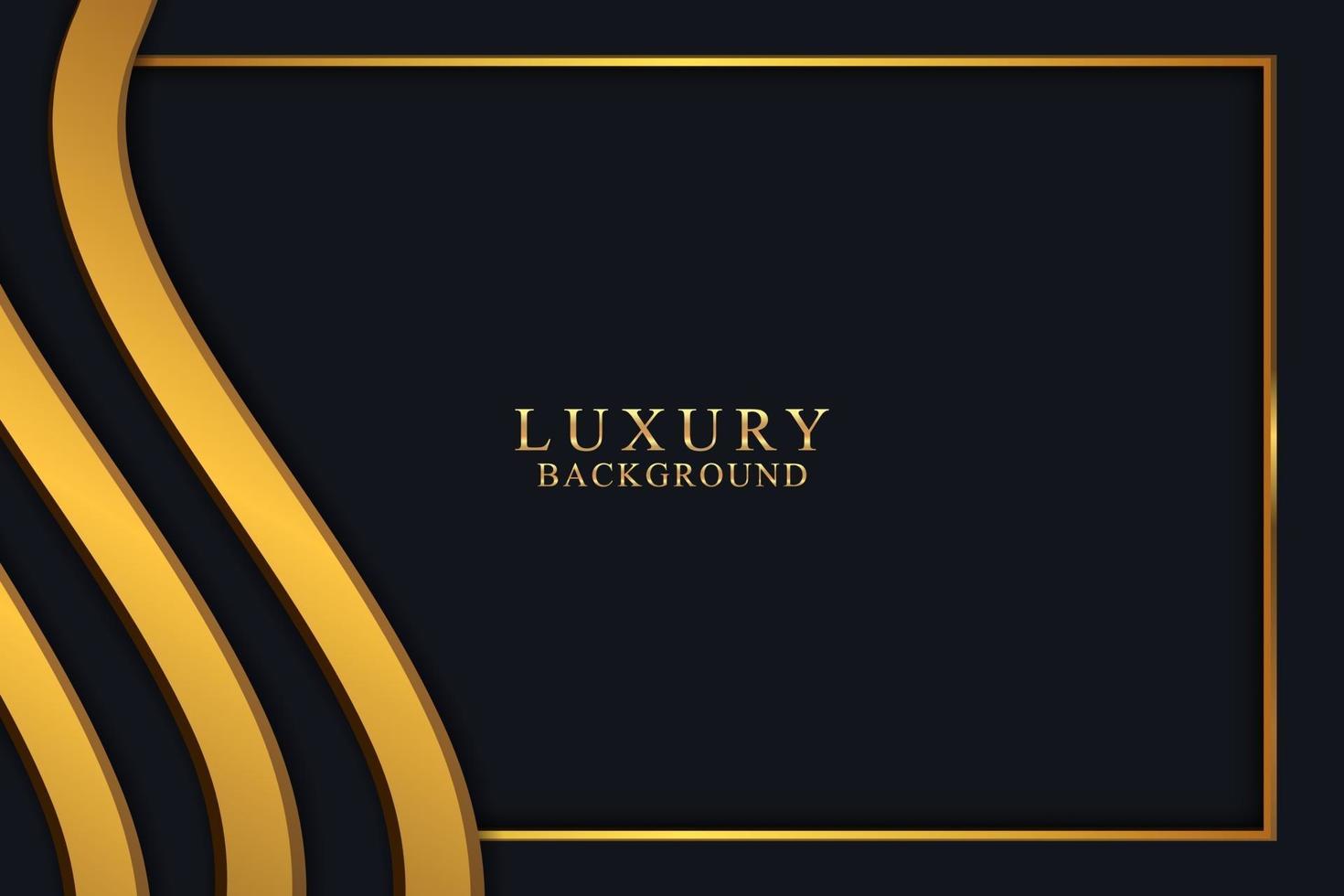 Elegant luxury background concept with black and gold texture vector