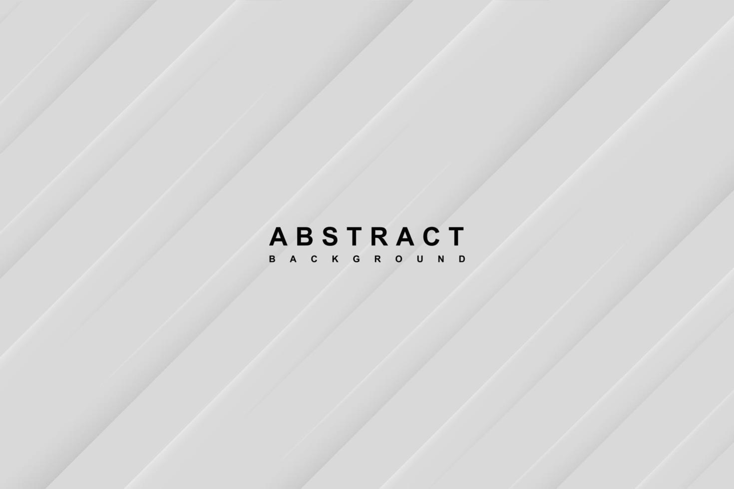 Abstract white background with diagonal papercut lines vector