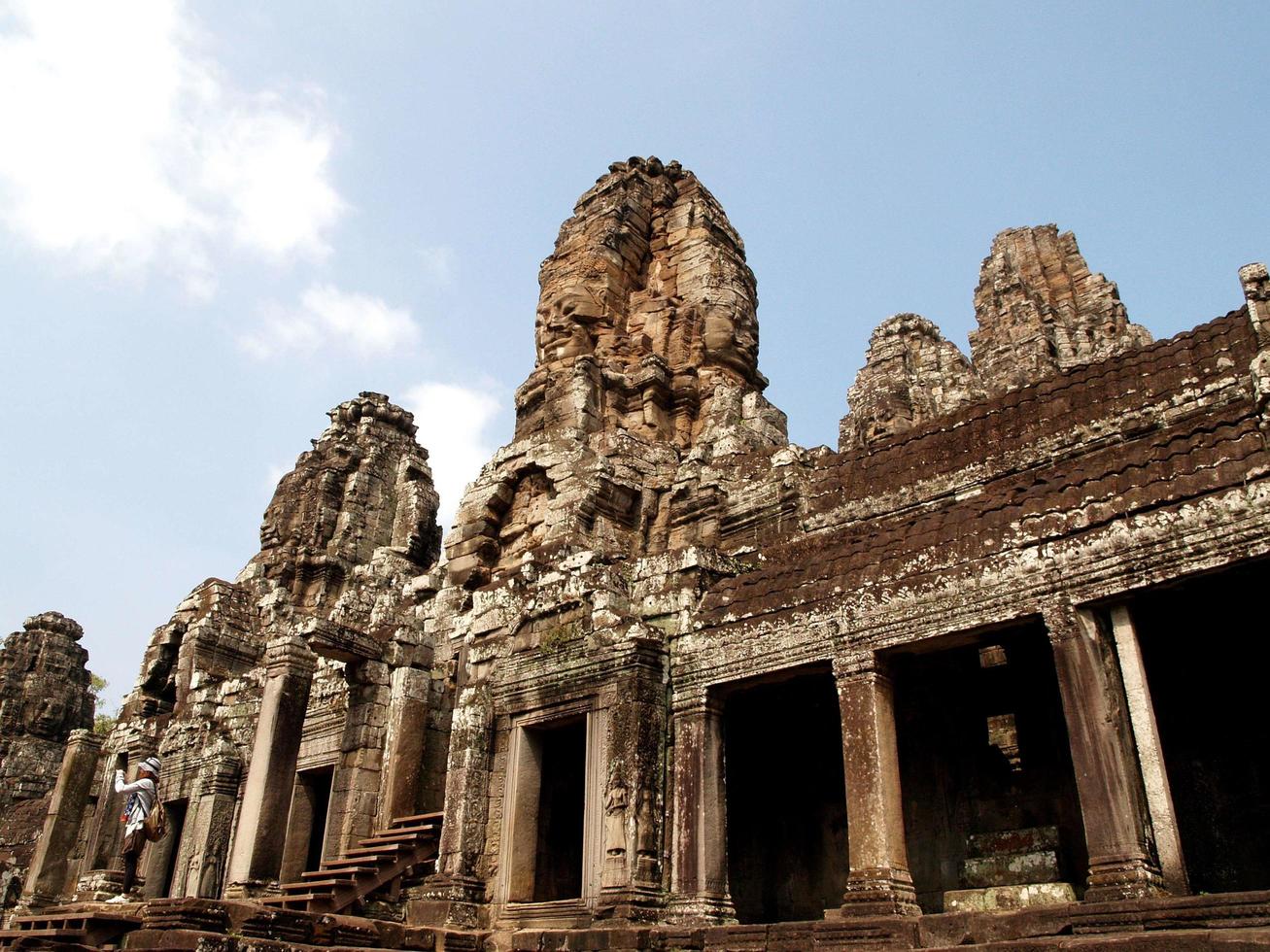 Ruins in Angkor Wat in Siem Reap, Cambodia photo
