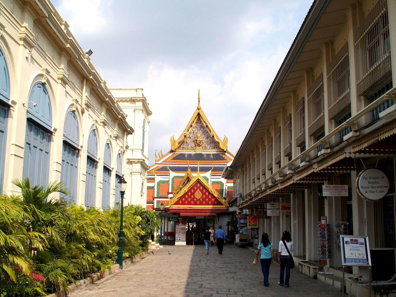 Templo de Wat Phra Kaew en Bangkok, Tailandia foto