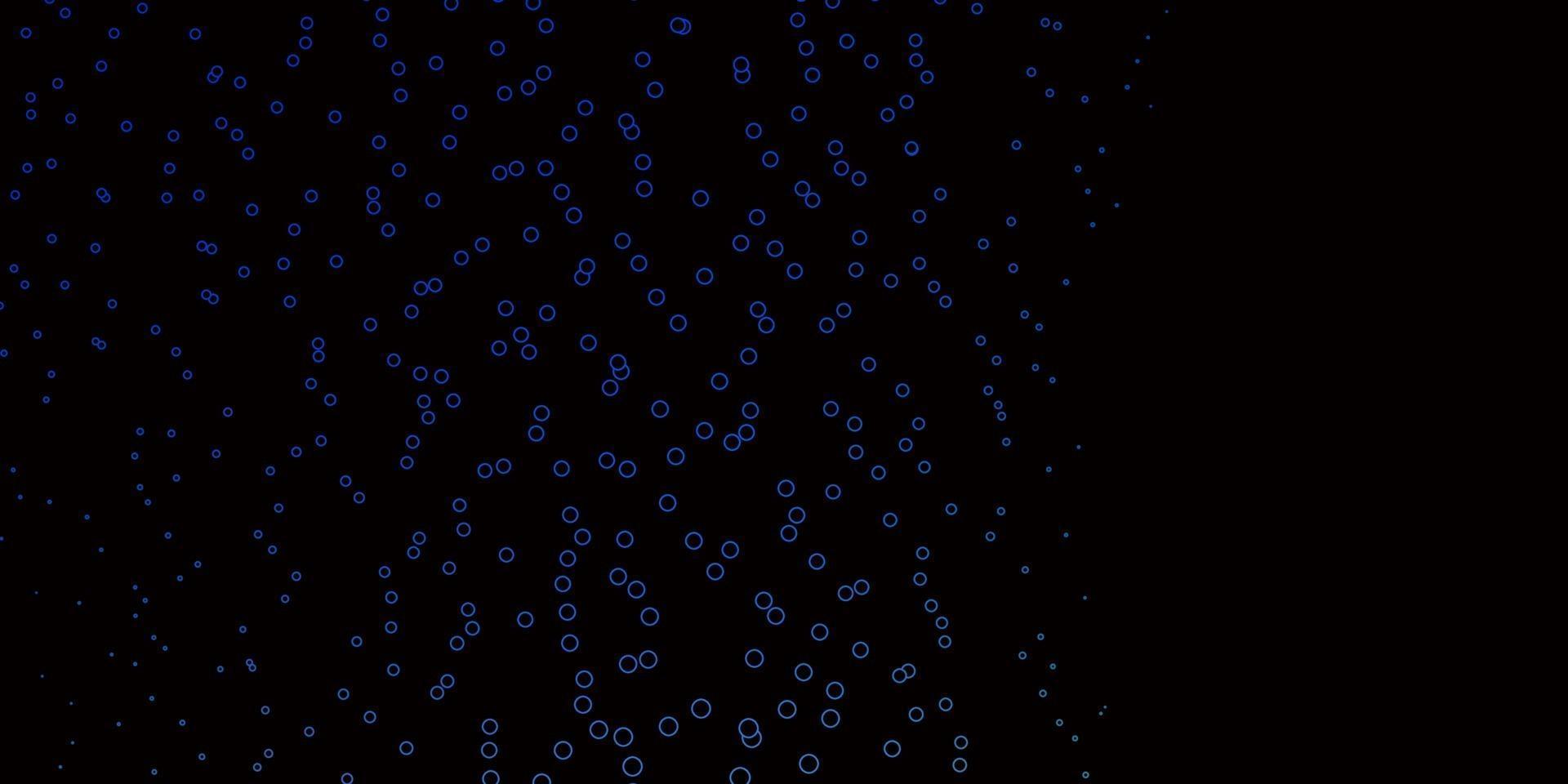 Dark Blue, Green vector background with bubbles.