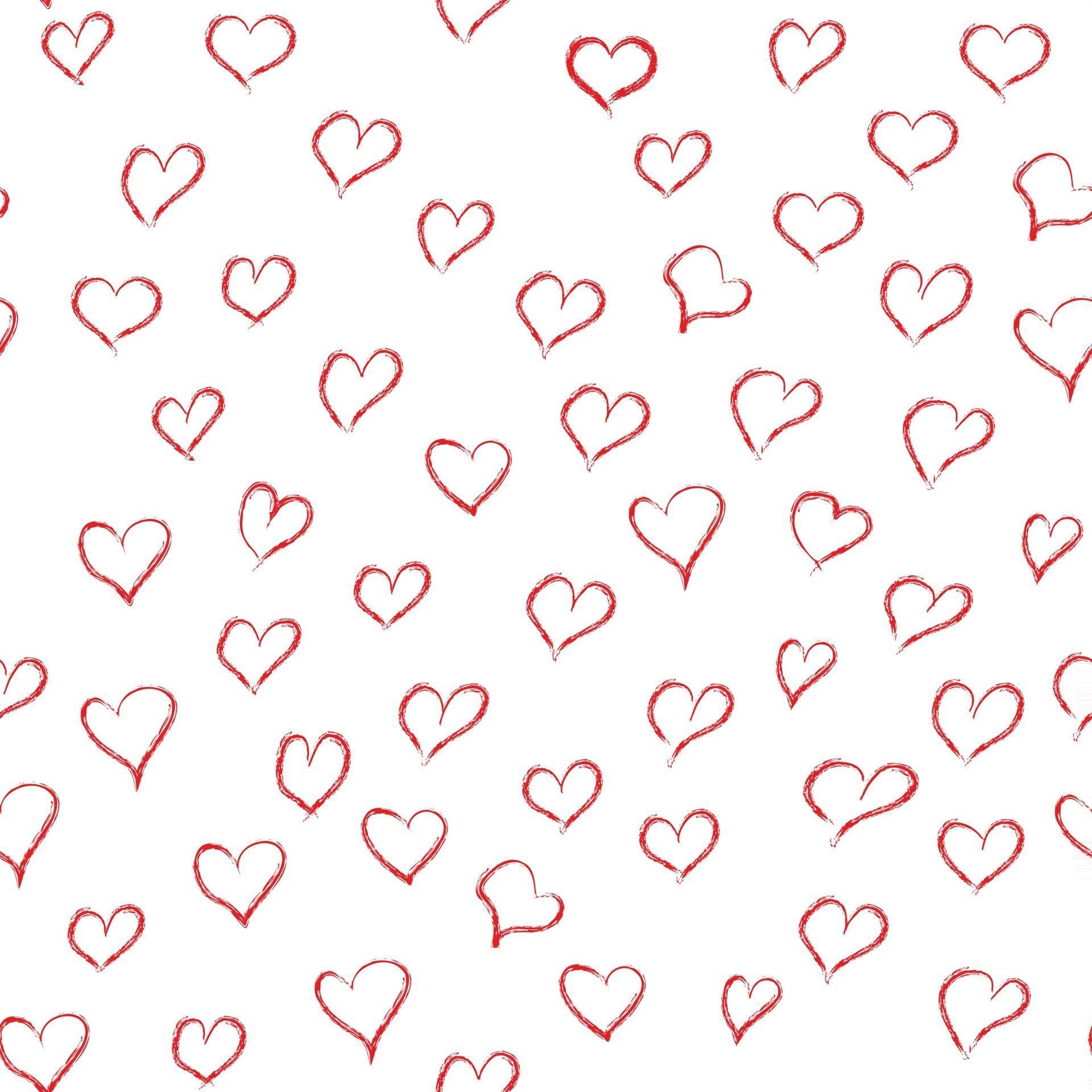 Abstract seamless red heart pattern 2393574 Vector Art at Vecteezy