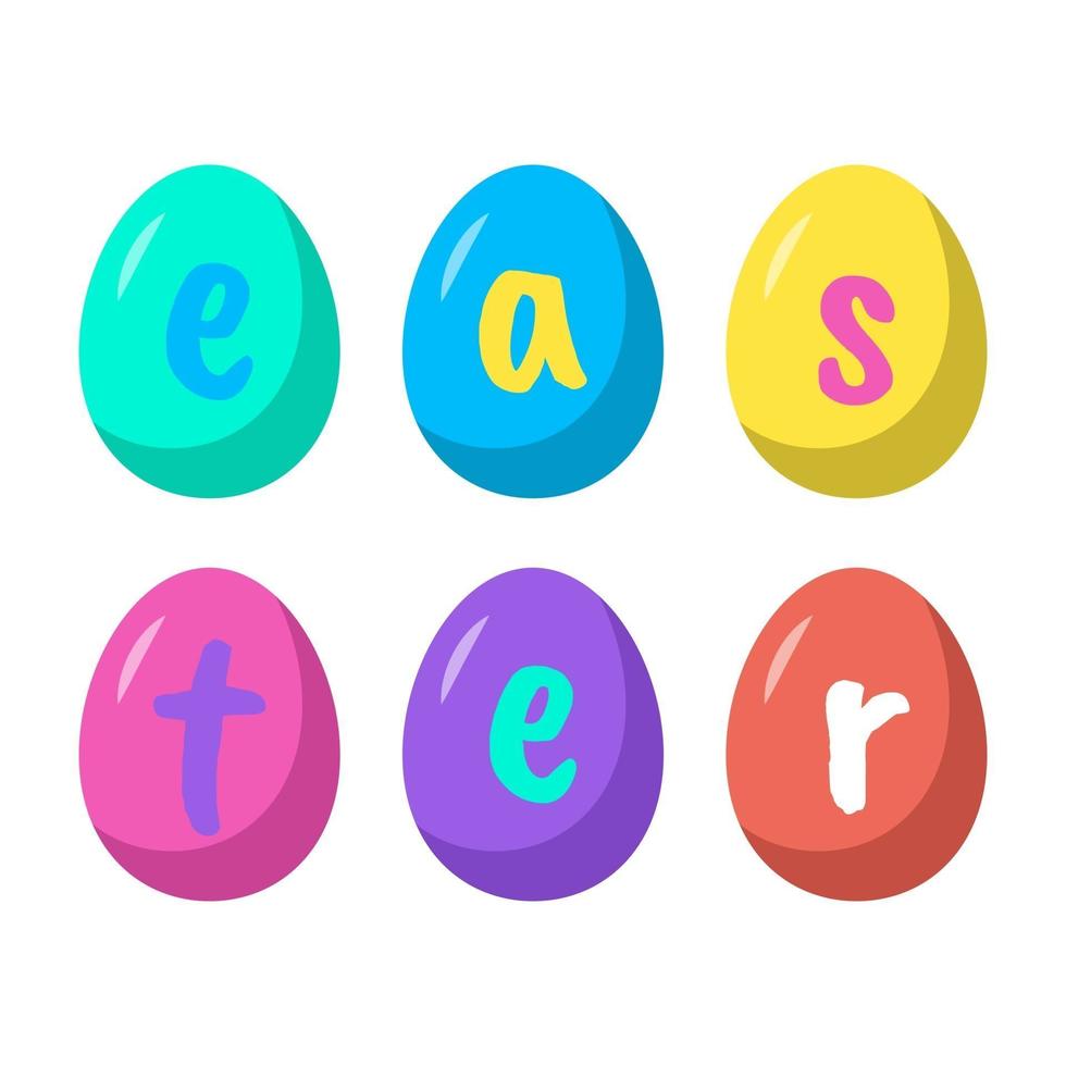 Easter Egg Vector Illustration