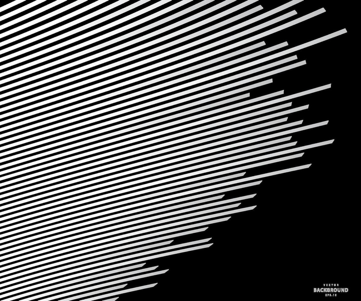 Fondo rayado diagonal deformado abstracto curvado torcido inclinado diseño de líneas onduladas vector