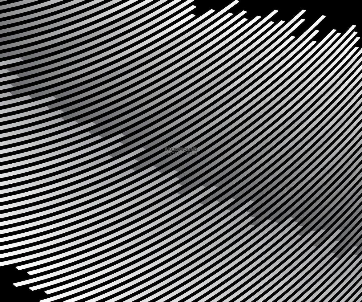 Fondo rayado diagonal deformado abstracto curvado torcido inclinado diseño de líneas onduladas vector
