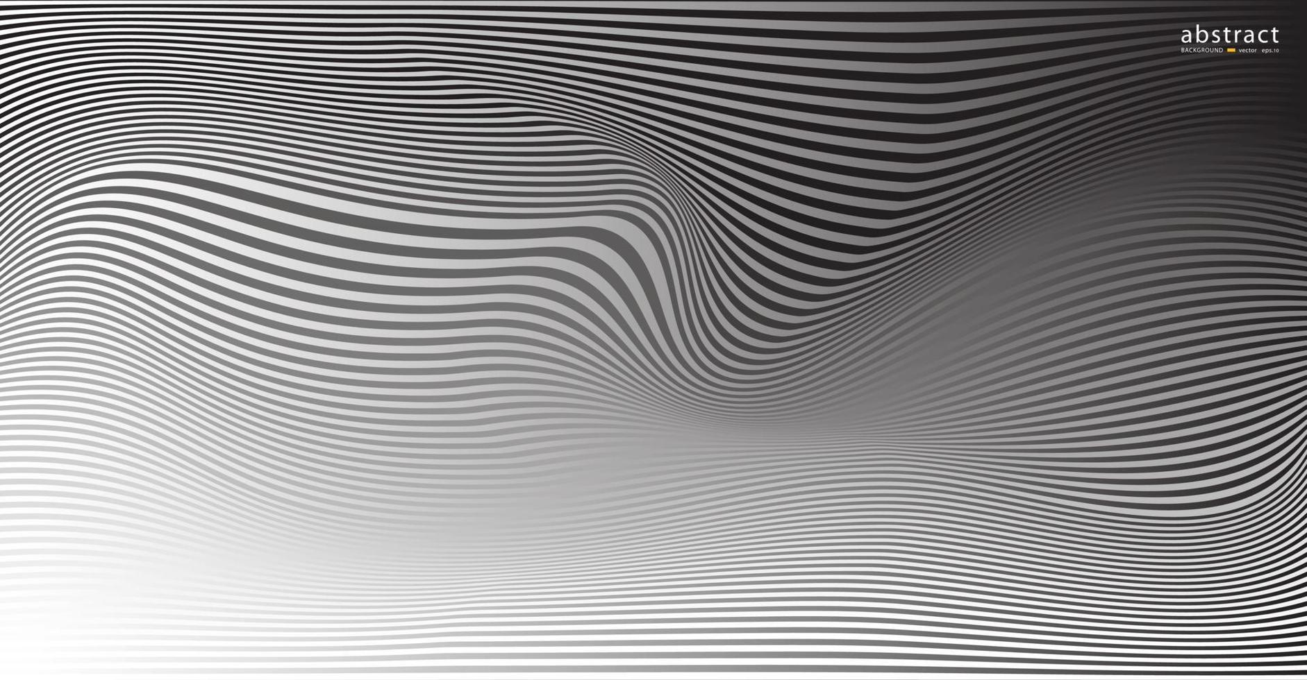 Striped texture abstract warped Diagonal wave lines Background vector