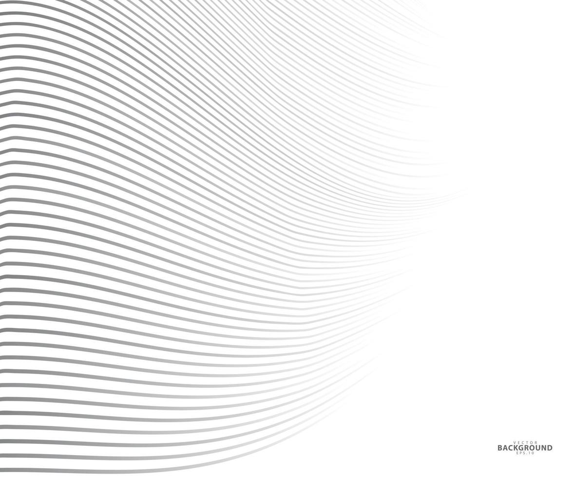 Vector Stripe pattern abstract waved lines background