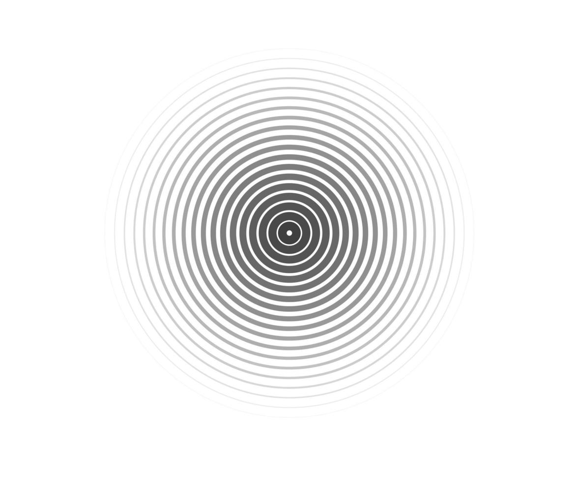 Concentric circle elements Element for graphic design decoration vector