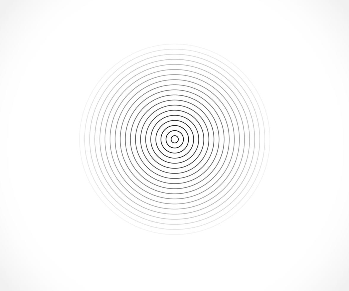 Concentric circle elements Element for graphic design decoration vector