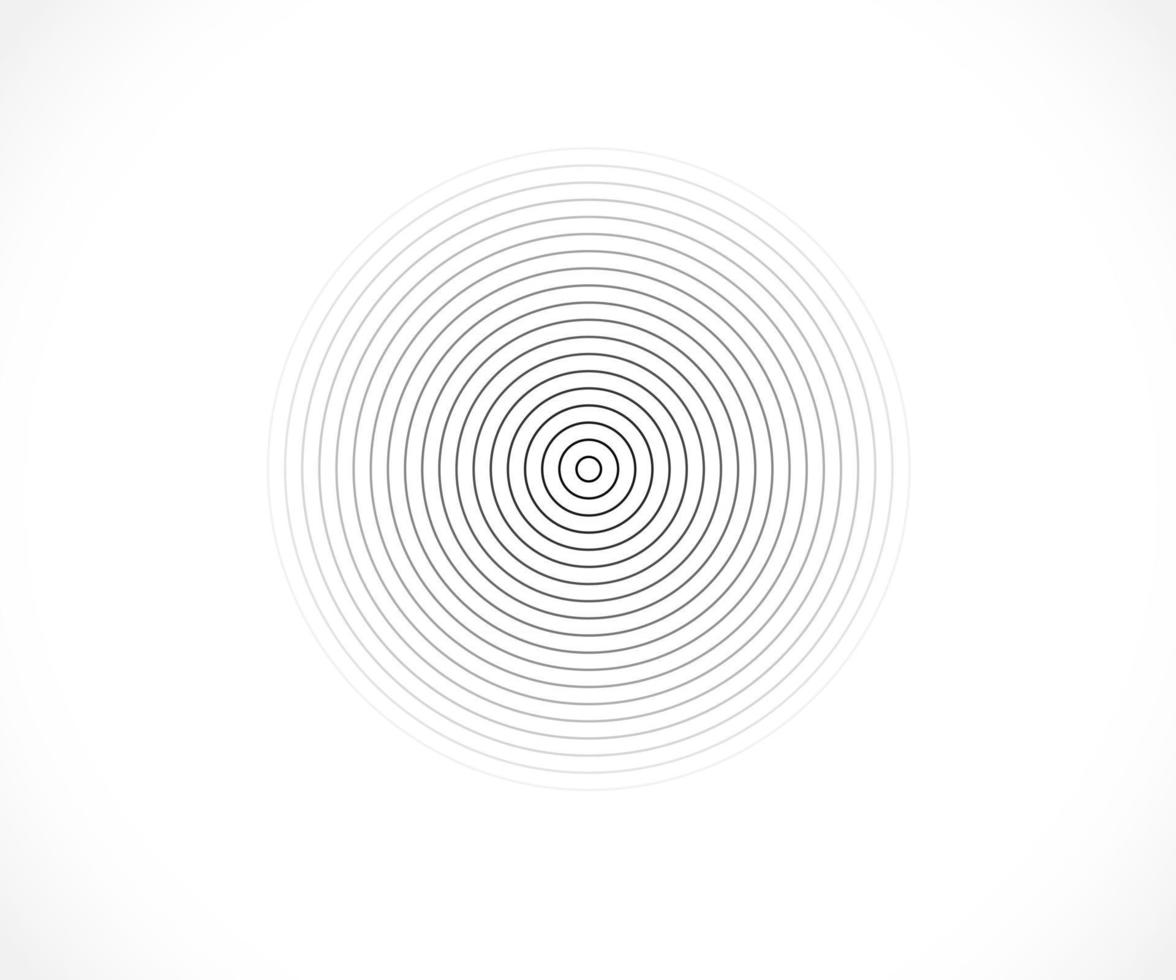 Concentric circle elements Element for graphic design decoration vector