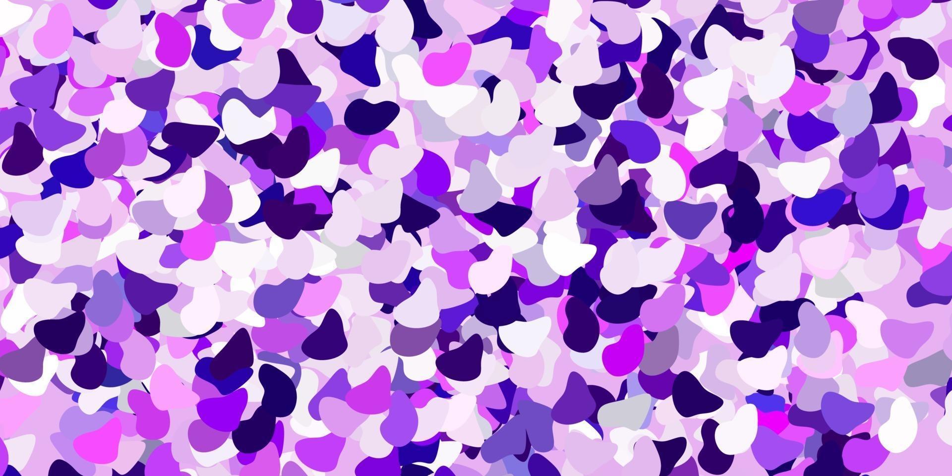 Light purple, pink vector template with abstract forms.