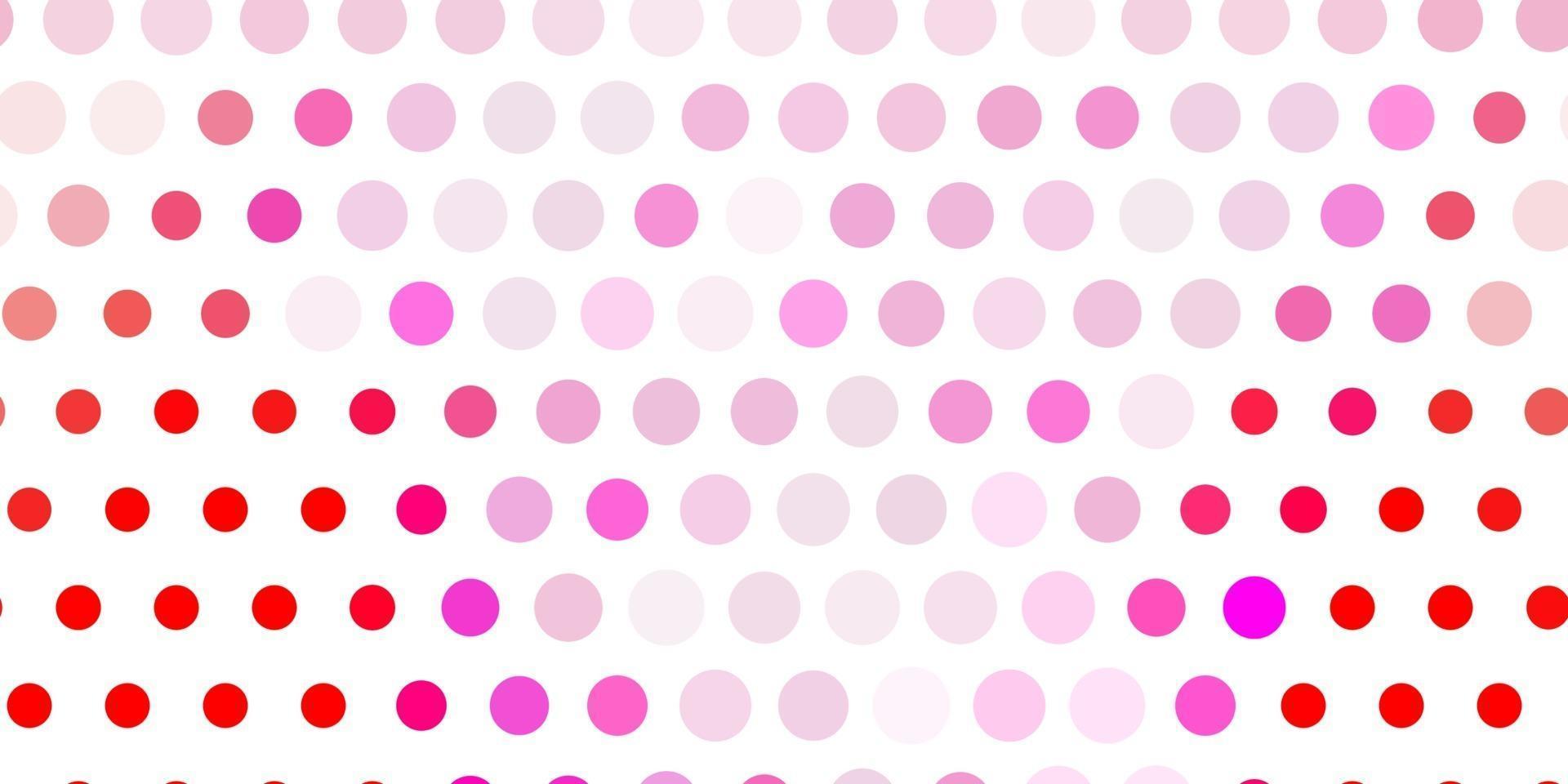 Light red vector backdrop with dots.