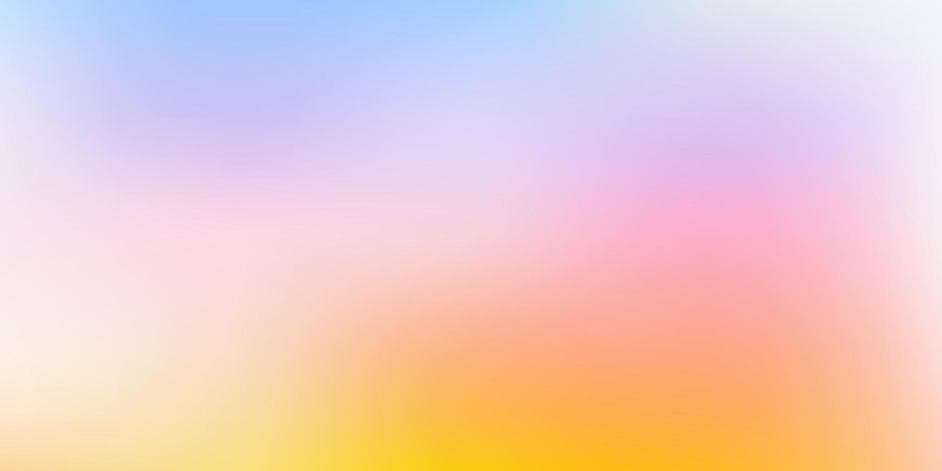 Light blue, yellow vector gradient blur backdrop.